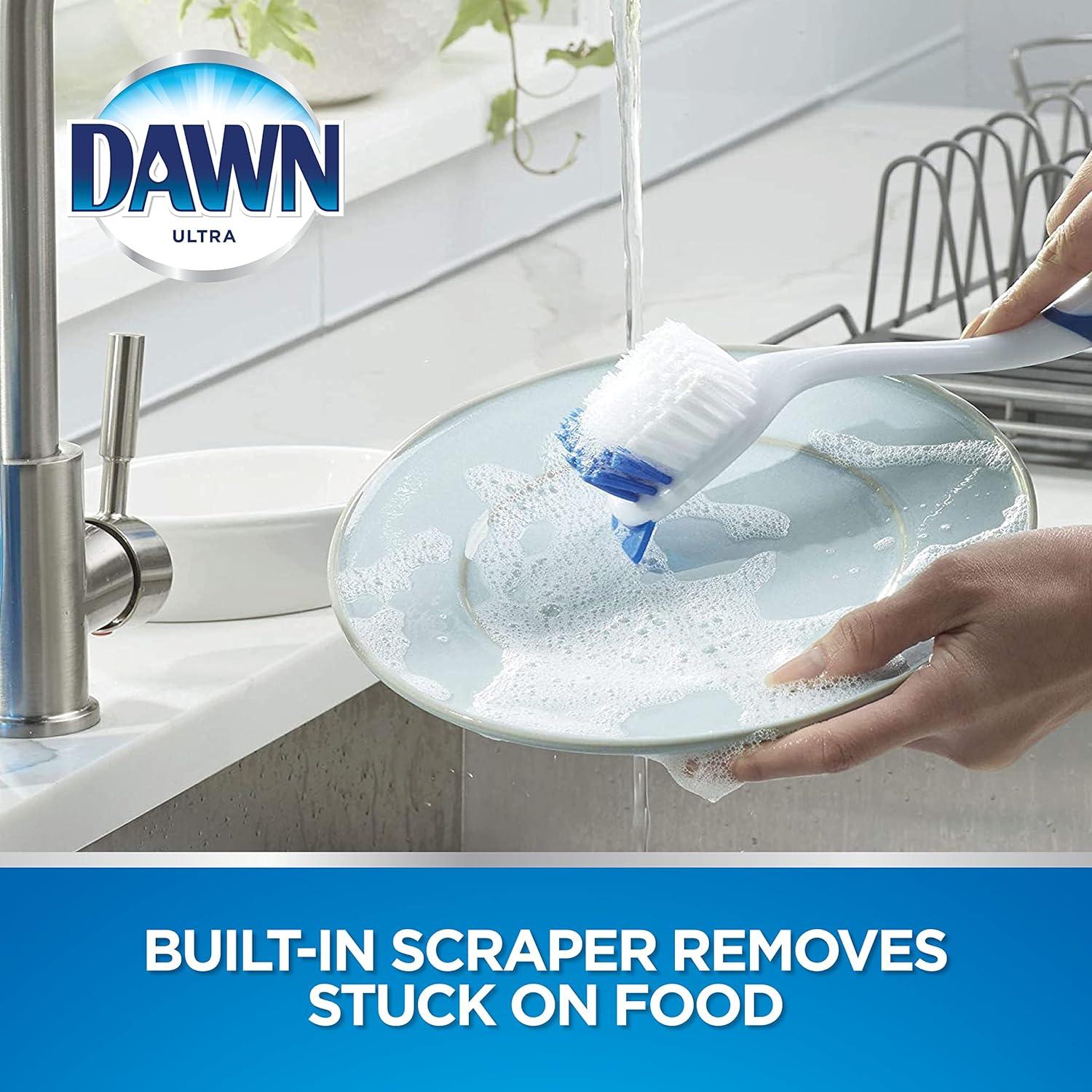 Cepillo de Platos Dawn Cuadrado con Cerdas de Nylon Suaves