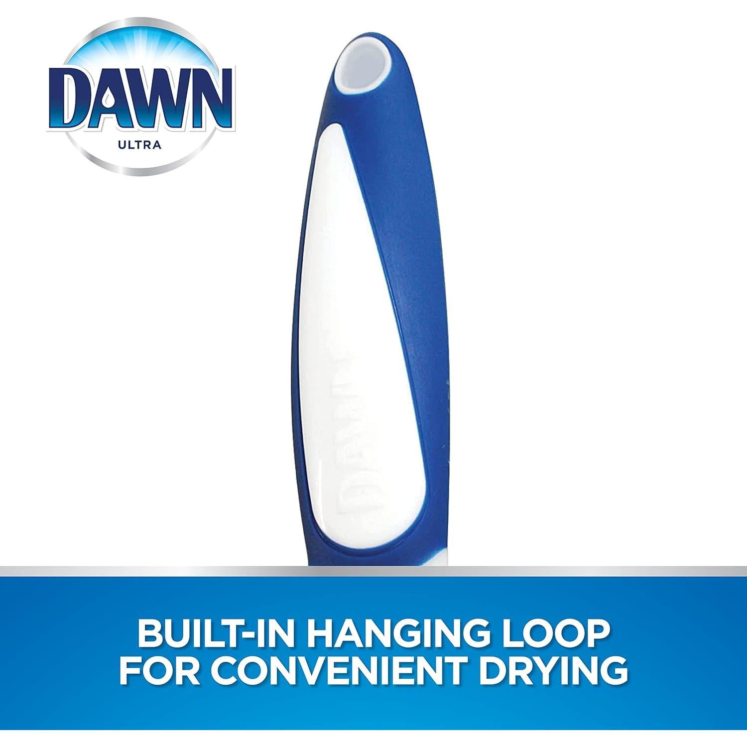 Cepillo de Platos Dawn Cuadrado con Cerdas de Nylon Suaves