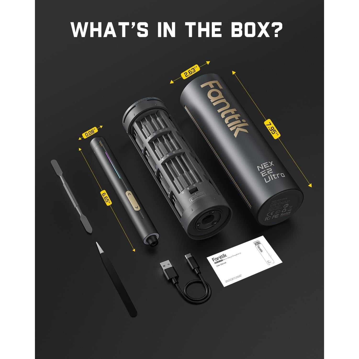 Destornillador Eléctrico Inalámbrico Fanttik NEX E2 Ultra 0.6N.m