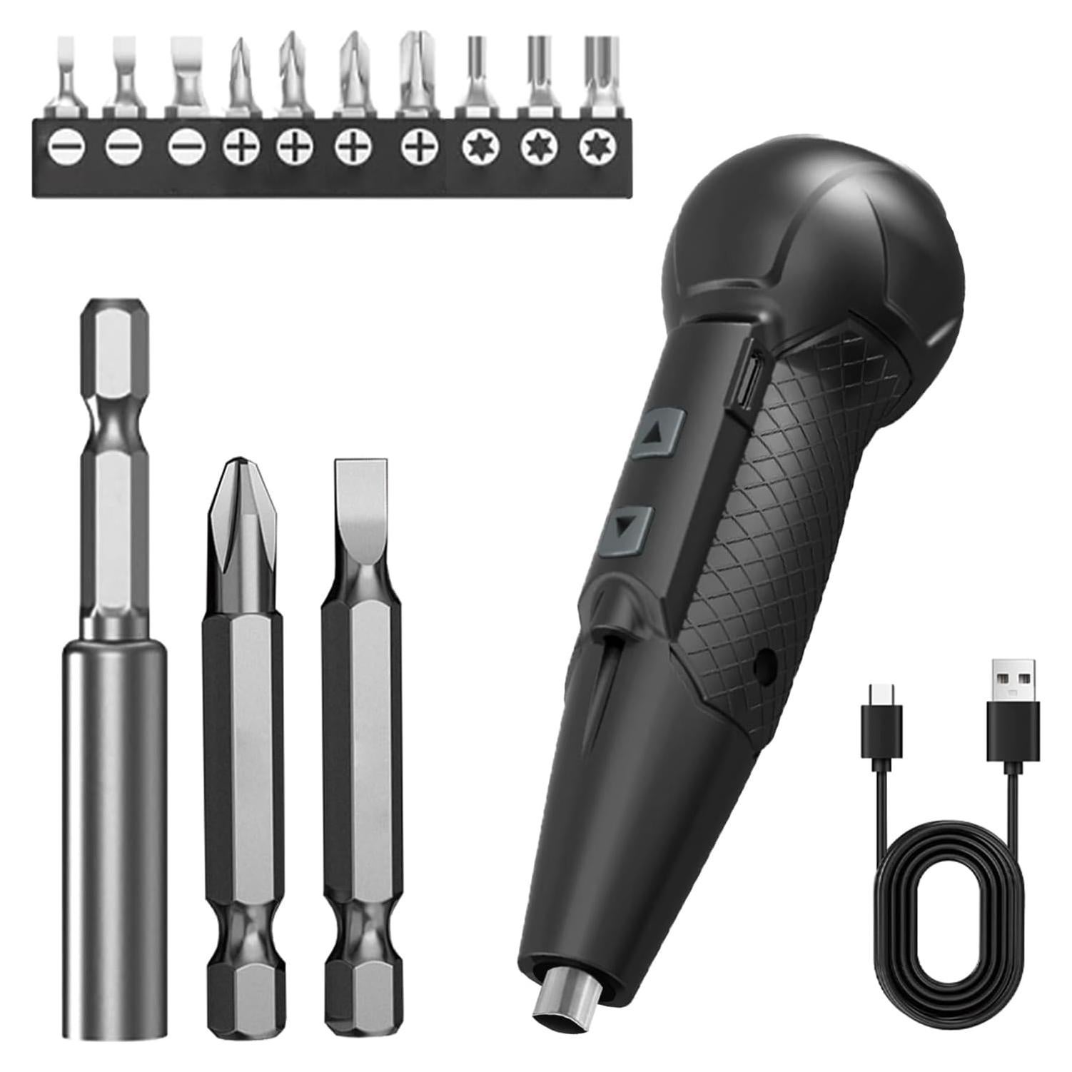 Destornillador Eléctrico Inalámbrico XLX 900mAh con Luz LED