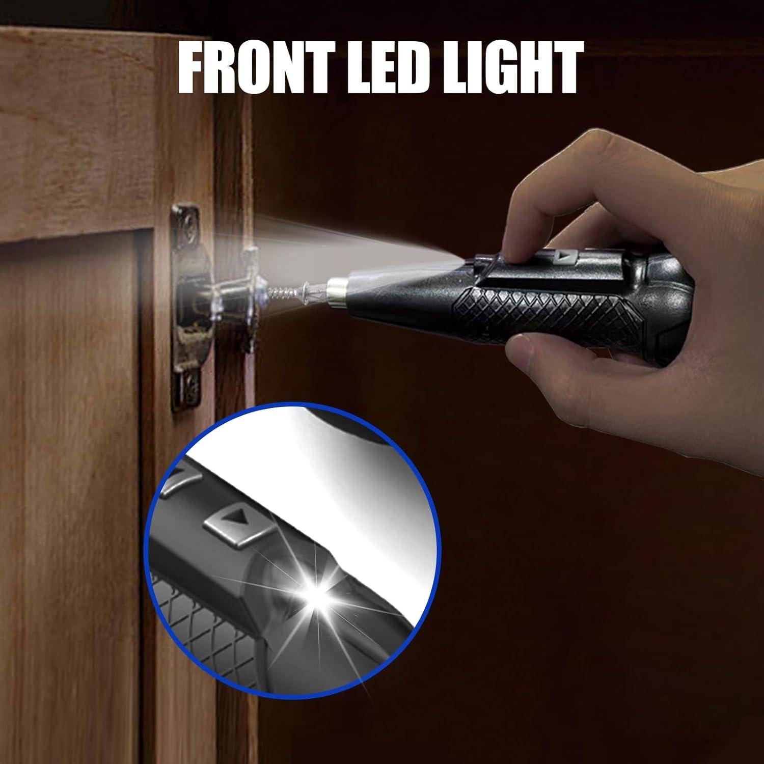 Destornillador Eléctrico Inalámbrico XLX 900mAh con Luz LED