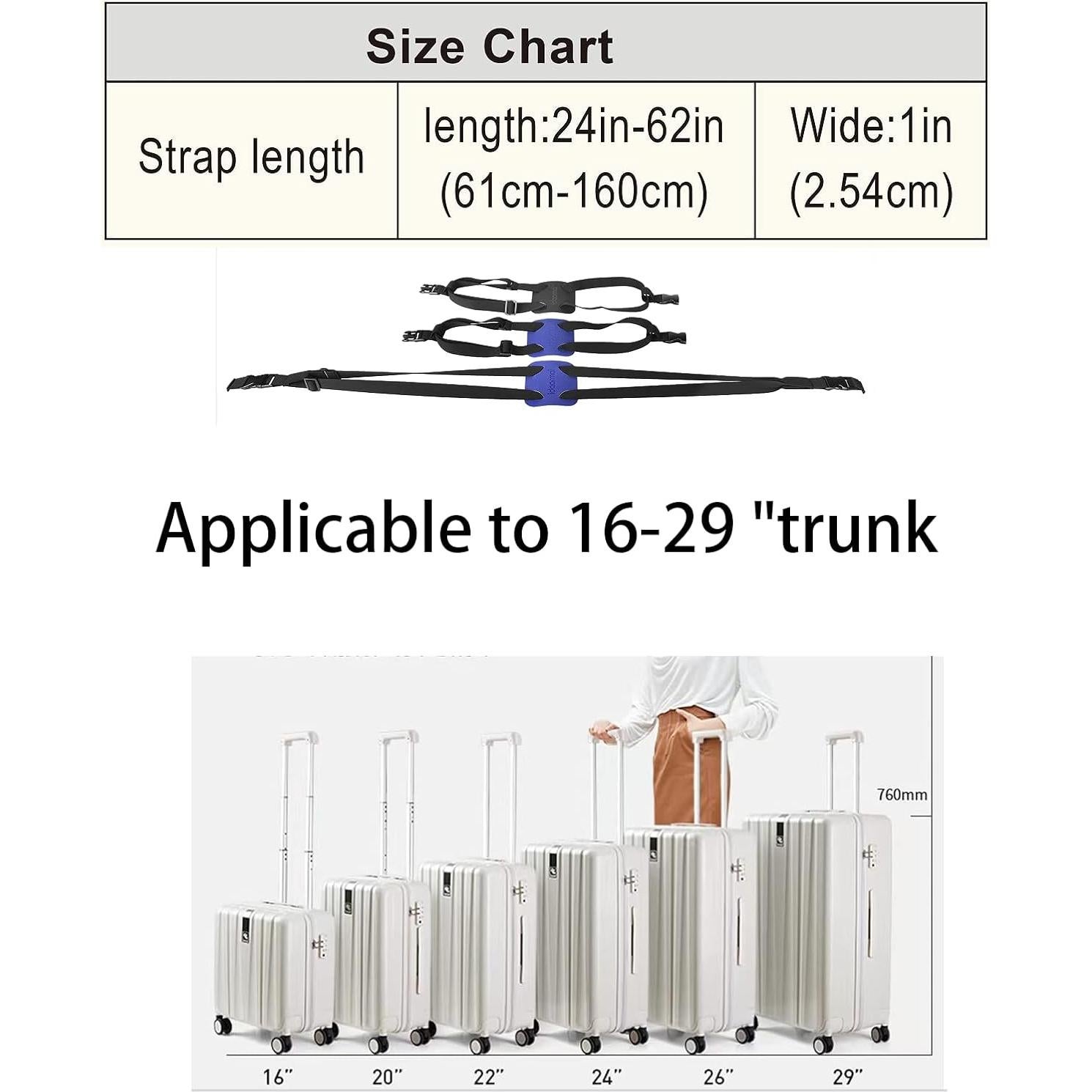 Correa de Equipaje Bungee RUMILLA Ajustable 10kg Negro