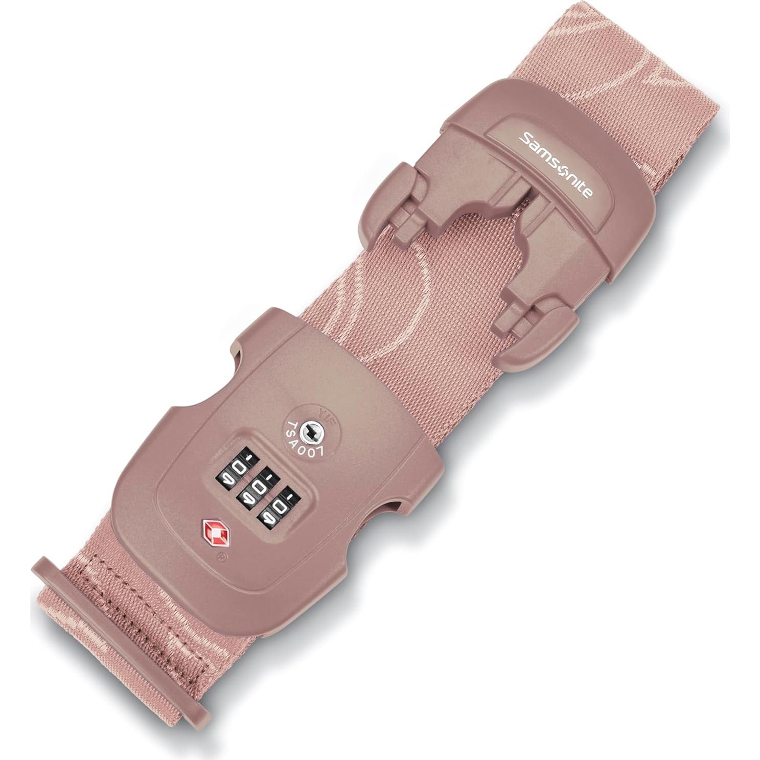 Candado de Combinación Samsonite 3 Dígitos Rosa Polvoriento