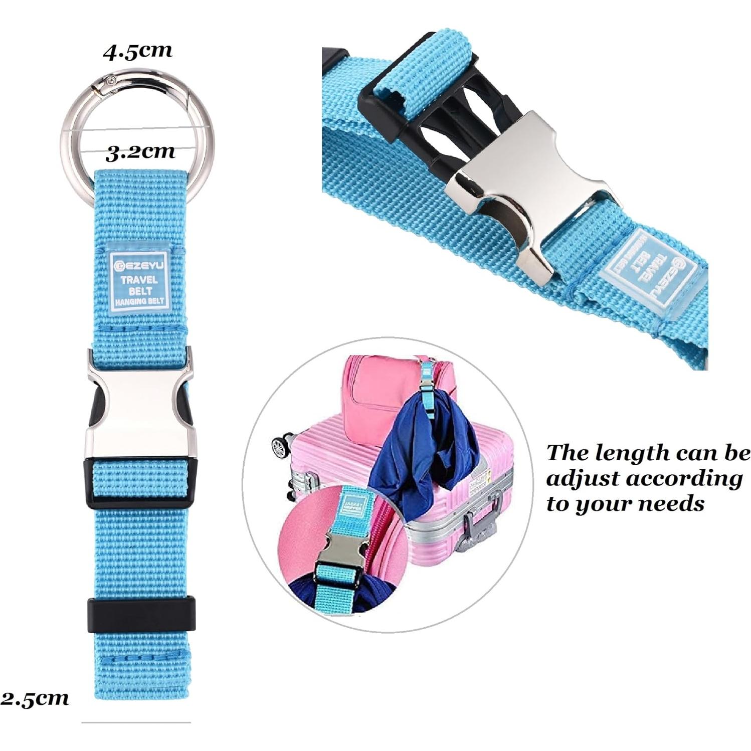 Correas de Equipaje Ajustables RF REENFAYA 2 Unidades Nylon