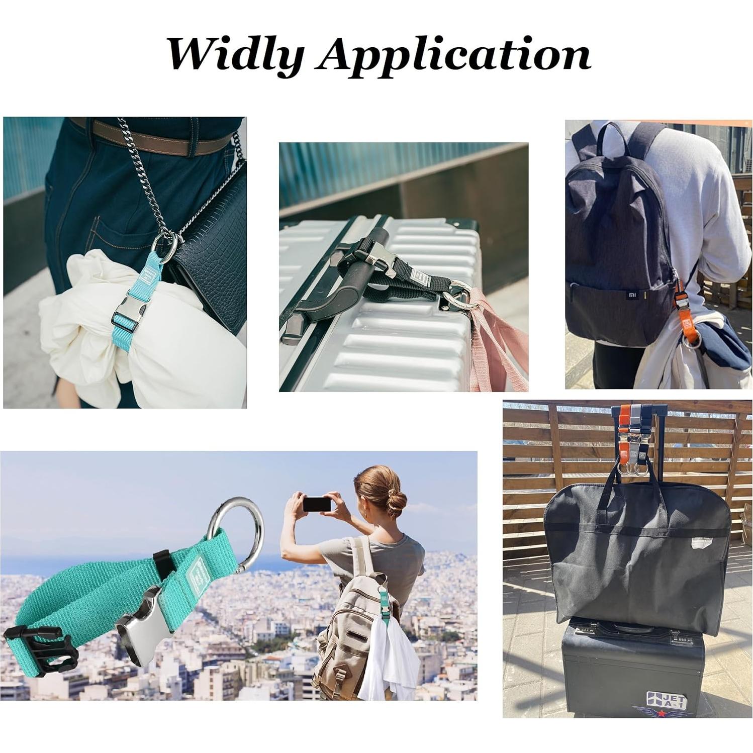 Correas de Equipaje Ajustables RF REENFAYA 2 Unidades Nylon