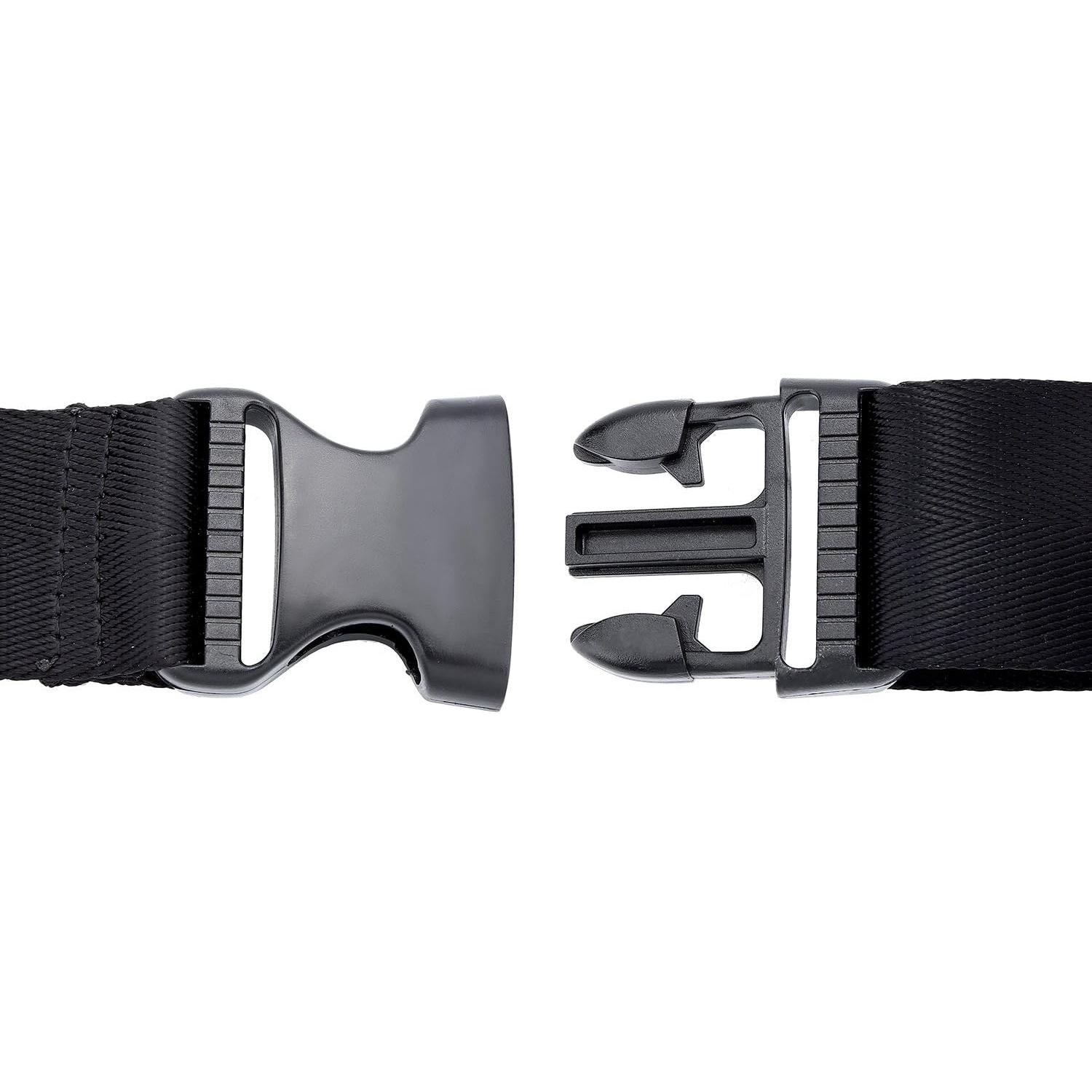 Correa de Equipaje Ajustable Frienda - 4 Piezas Negro