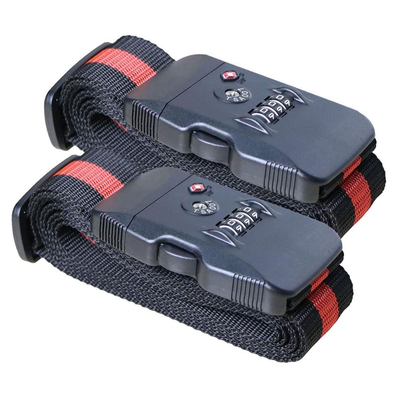 Correa de Equipaje SANTREST Ajustable 115-200 cm con Candado TSA