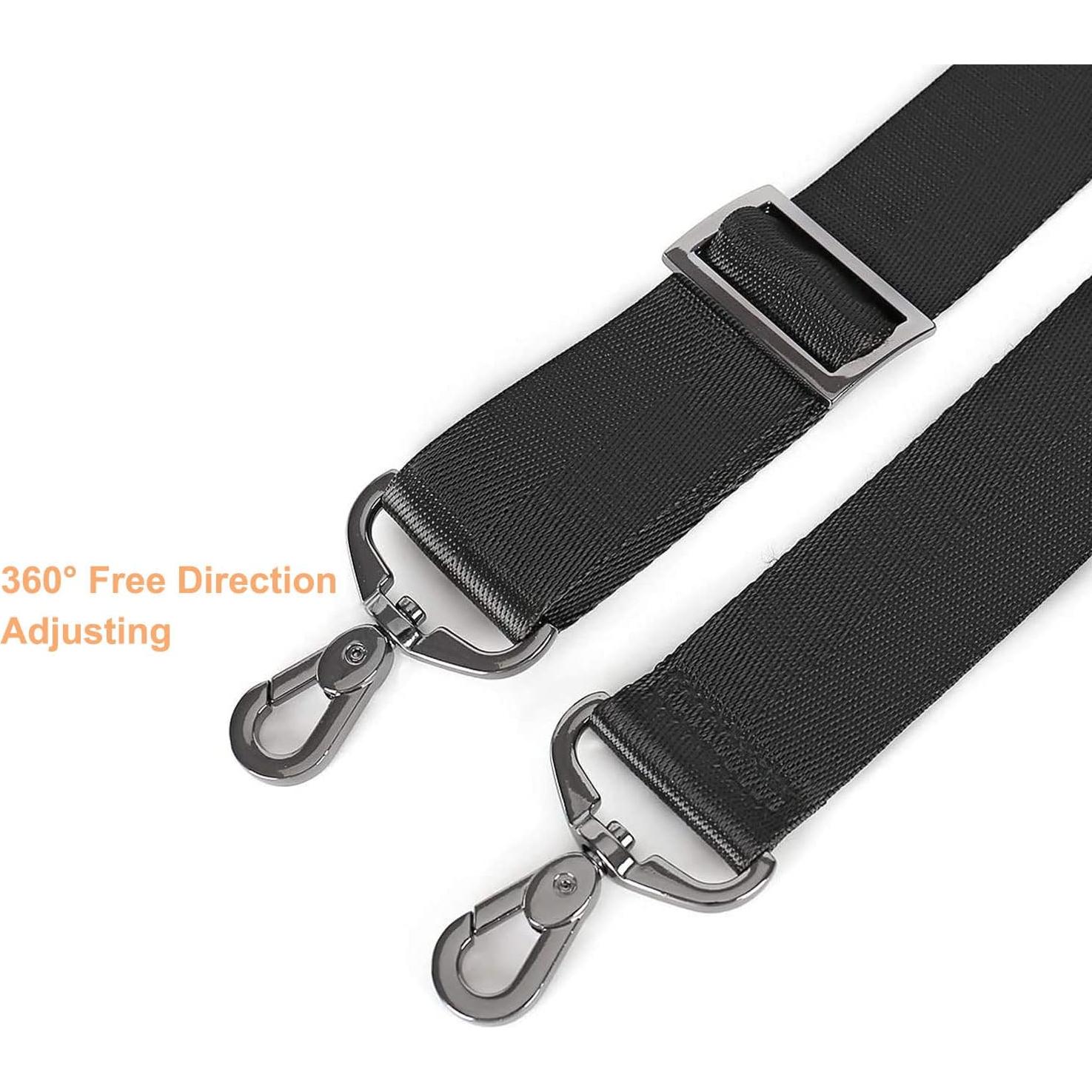 Correa de Hombro Ajustable MOSISO 142 cm Negra Antideslizante