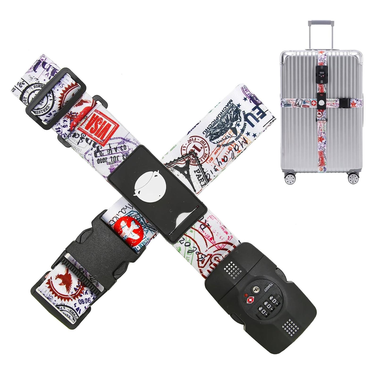 Correa de Equipaje Travelkin Ajustable con Candado TSA