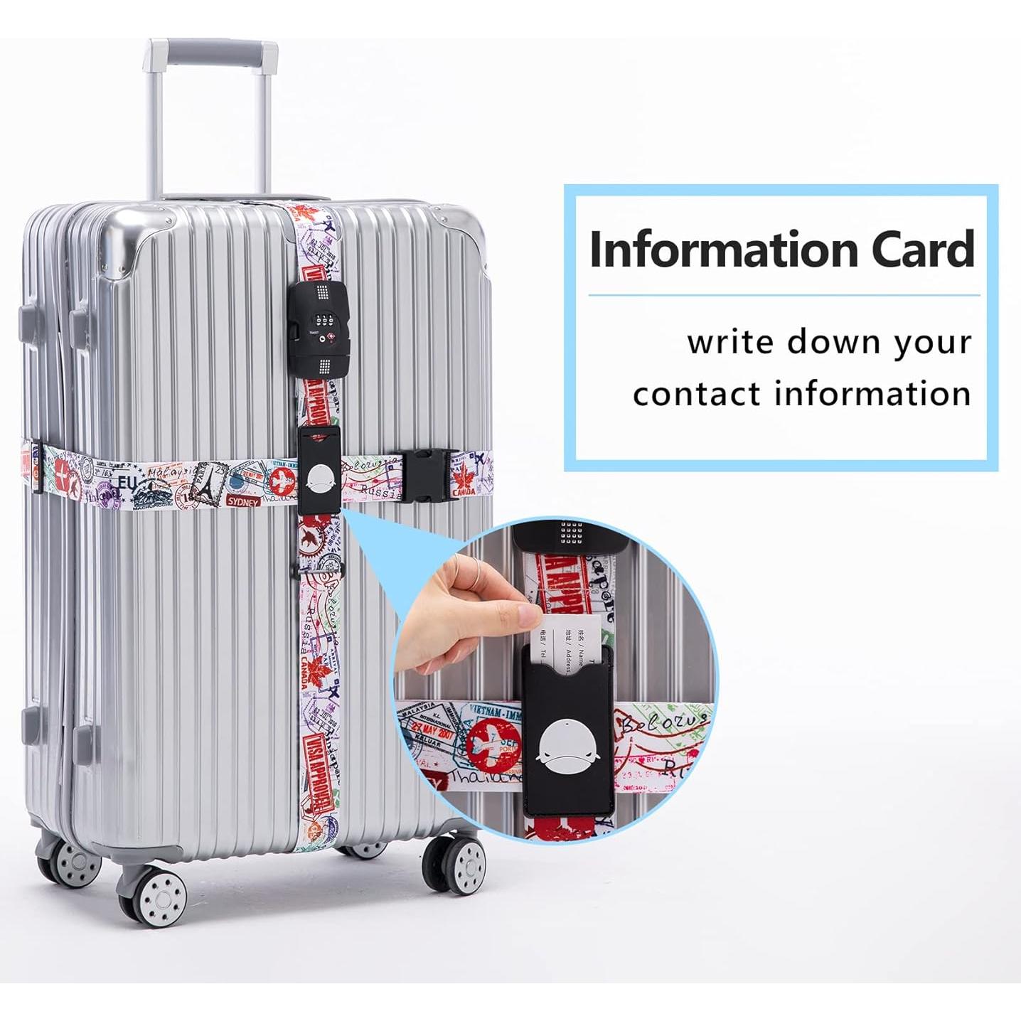 Correa de Equipaje Travelkin Ajustable con Candado TSA