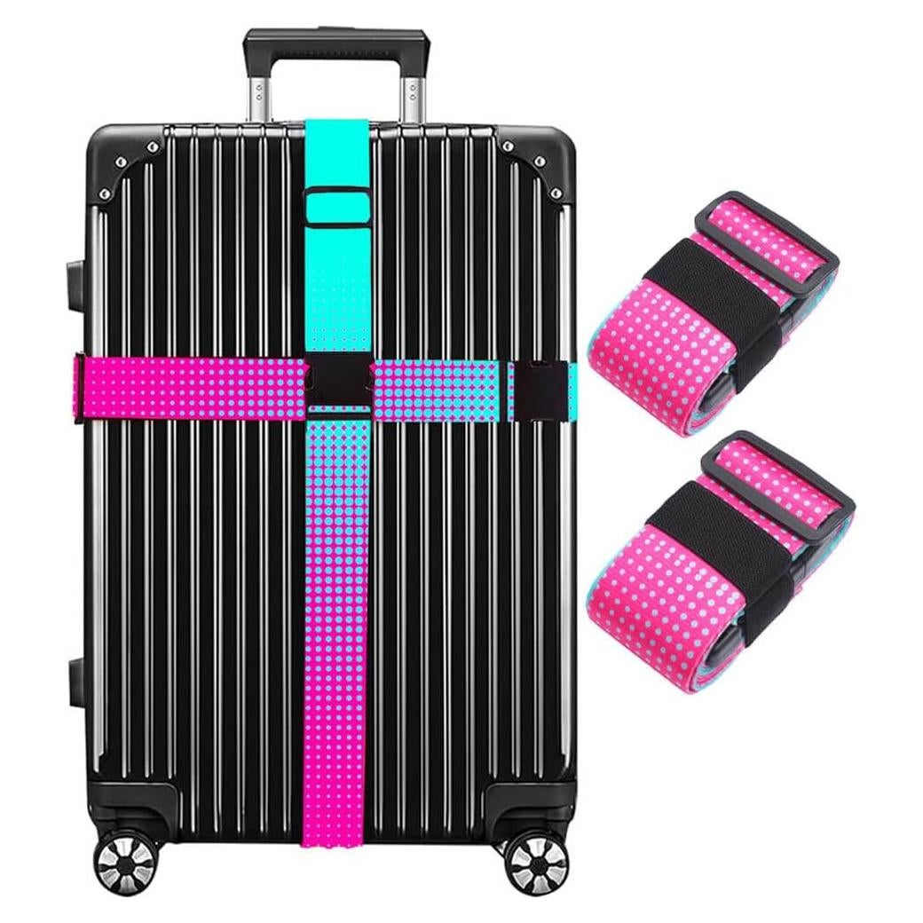 Correas de Equipaje XiOiOiX Ajustables 203 cm Nylon Punto Gradiente