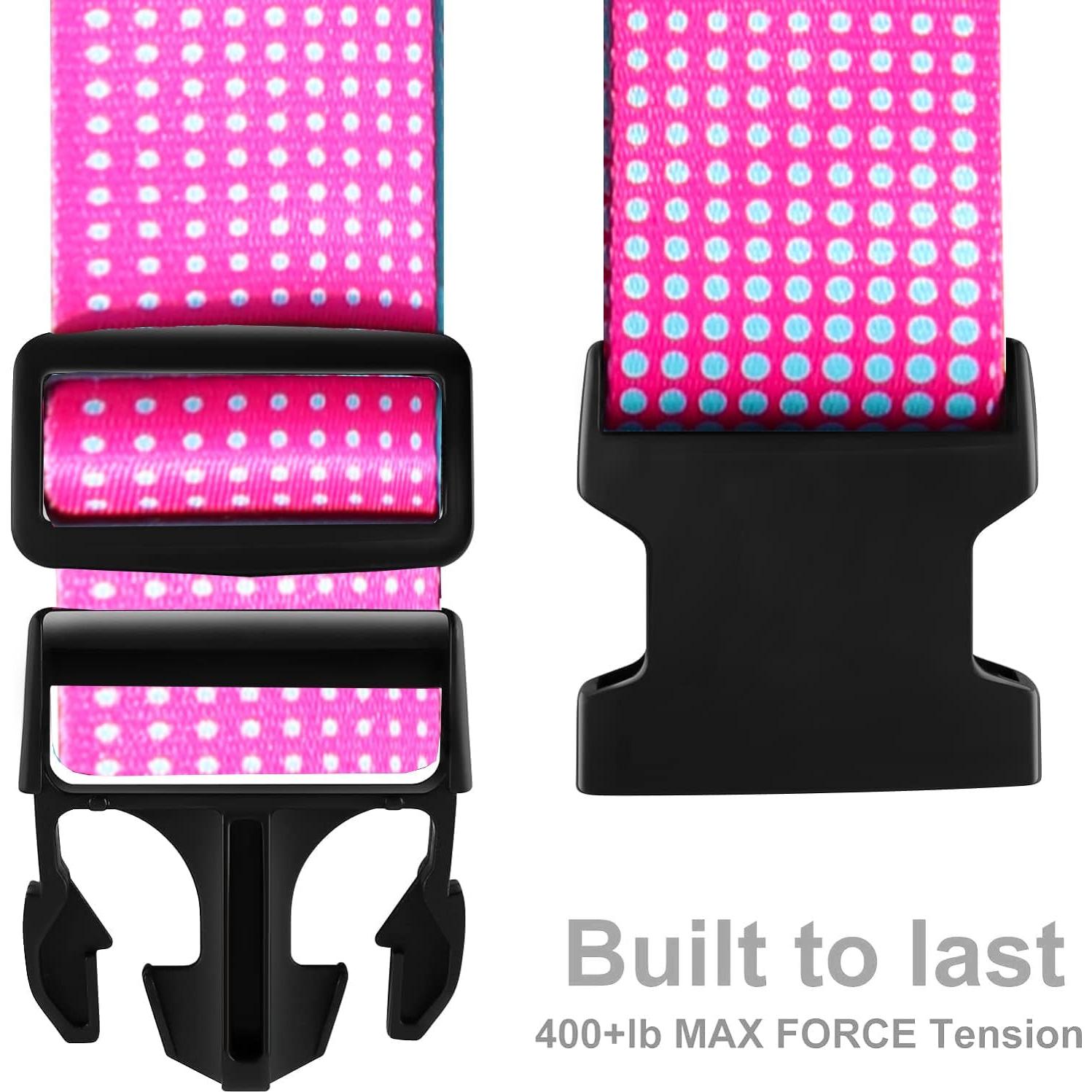 Correas de Equipaje XiOiOiX Ajustables 203 cm Nylon Punto Gradiente