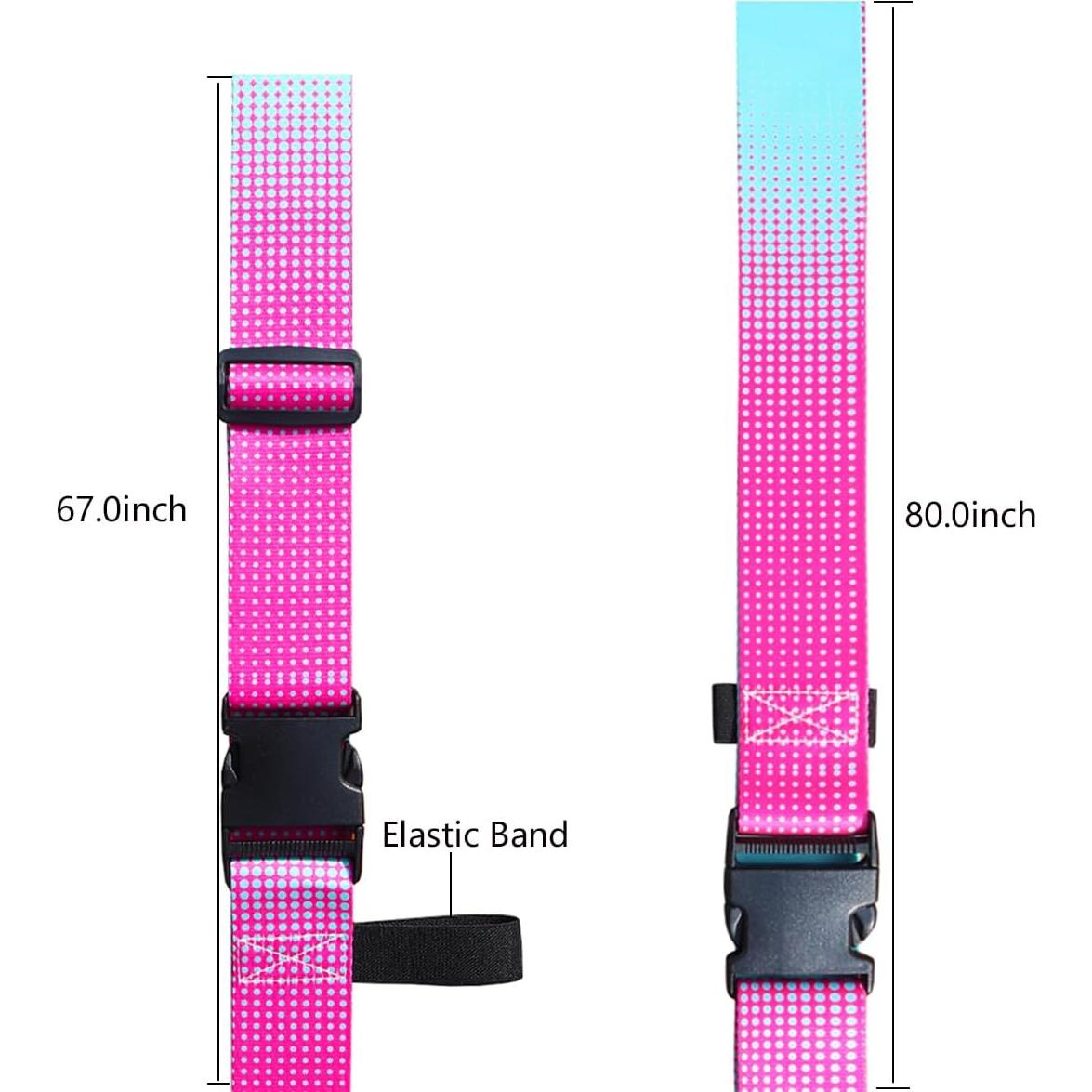 Correas de Equipaje XiOiOiX Ajustables 203 cm Nylon Punto Gradiente