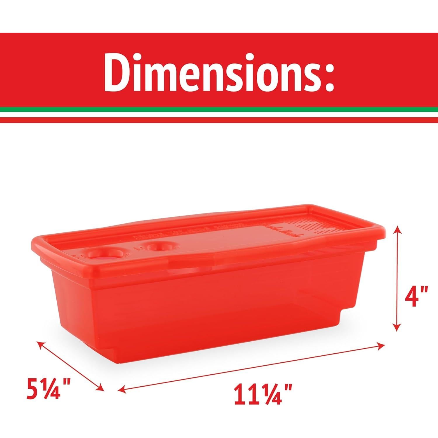 Cocinero de Pasta Fasta Pasta Rojo - Microondas 4 Porciones