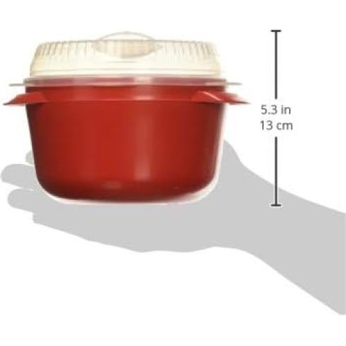 Olla Multiuso para Microondas Nordic Ware 5.5 Tazas Roja