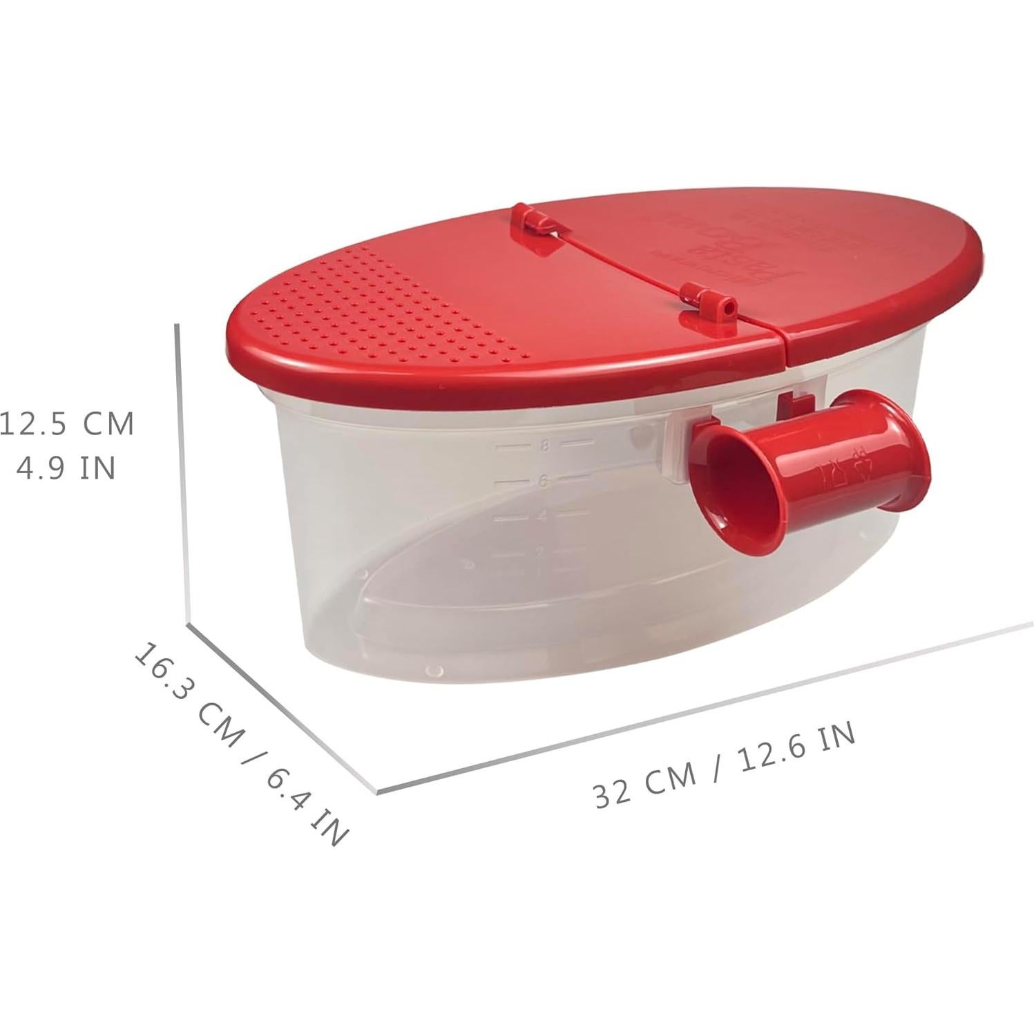 Barco de Pasta Microondas Magicaleast 32cm Acero Inoxidable