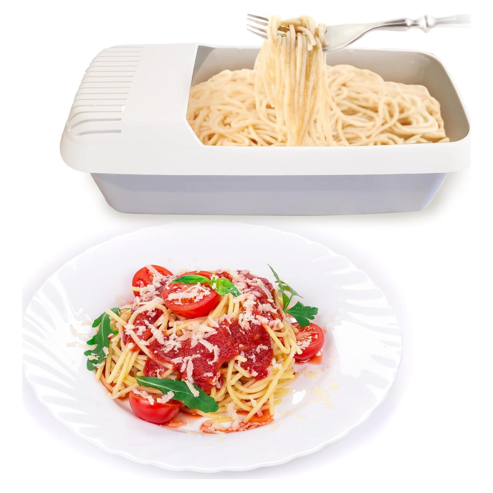 Cocinero de Pasta de Microondas Kitchen Discovery 4 Porciones