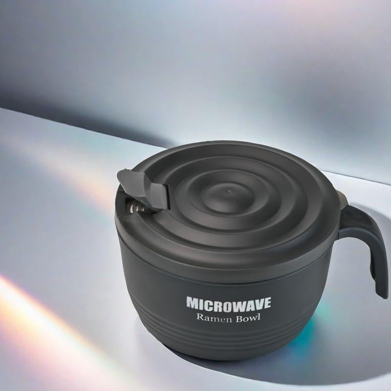 Tazón de Ramen Grande Layron 1,27 L Microondas Negro