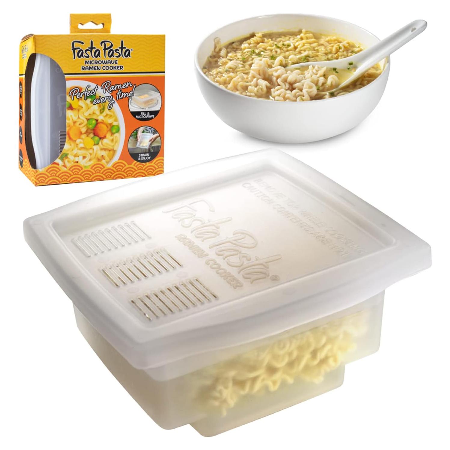 Cocedor de Ramen Fasta Pasta para Microondas 136g