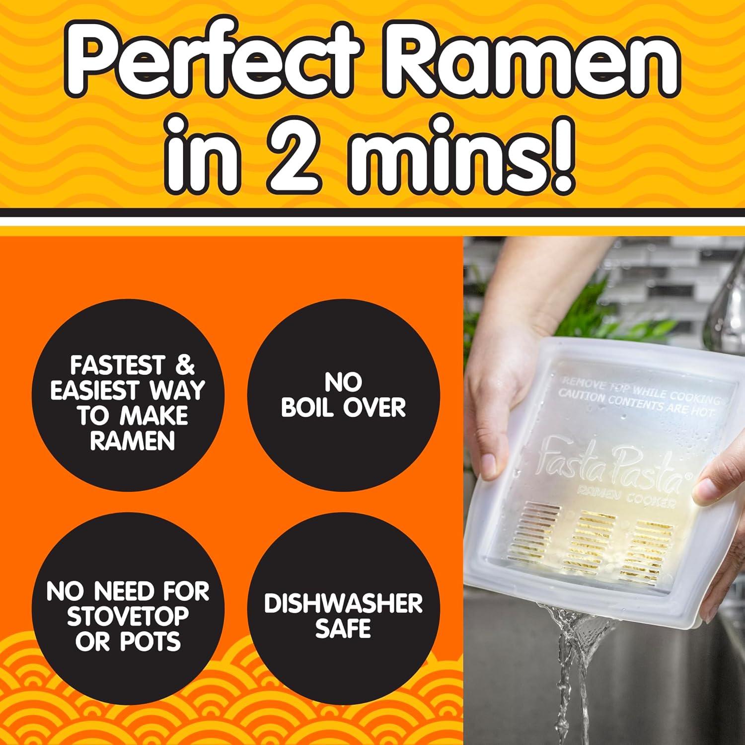 Cocedor de Ramen Fasta Pasta para Microondas 136g