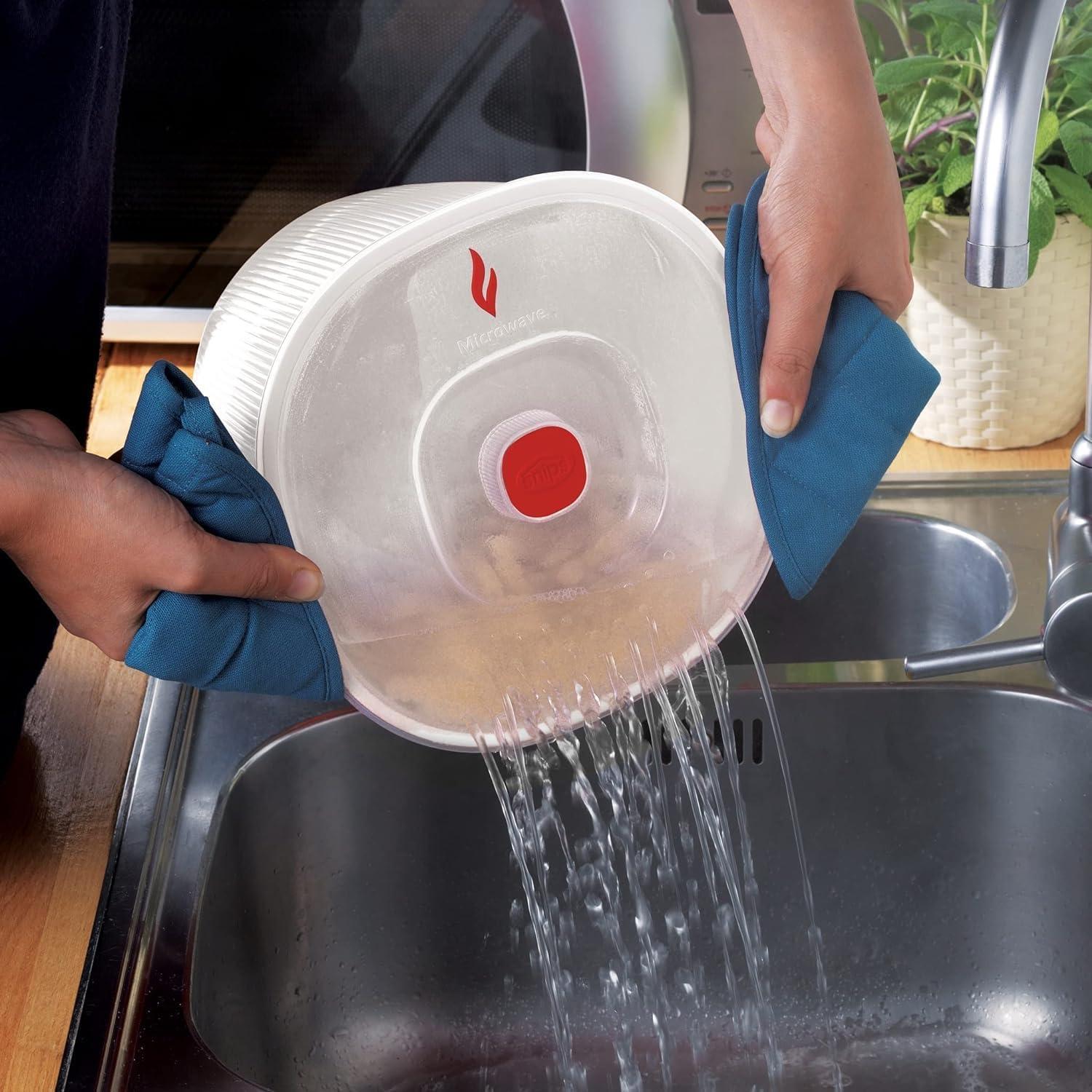 Cocinador de Pasta Snips 4L Microondas Blanco Hecho en Italia