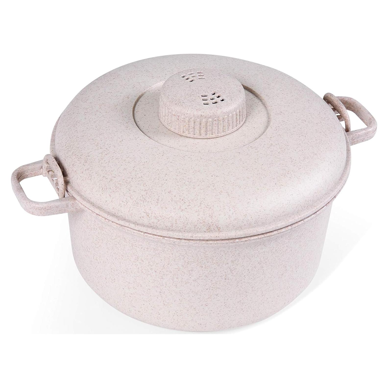 Olla a presión microondas Handy Gourmet 2L ecológica beige