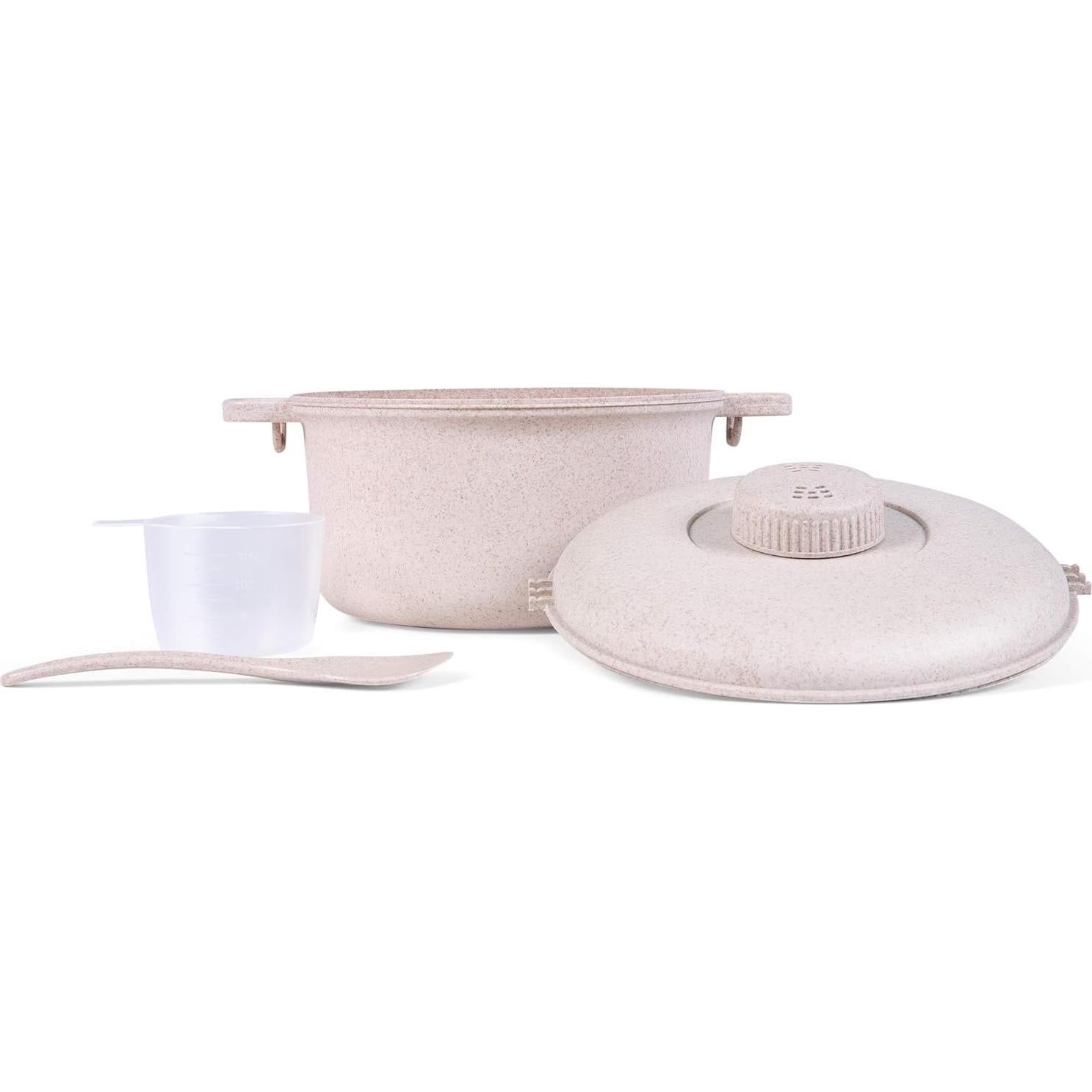 Olla a presión microondas Handy Gourmet 2L ecológica beige
