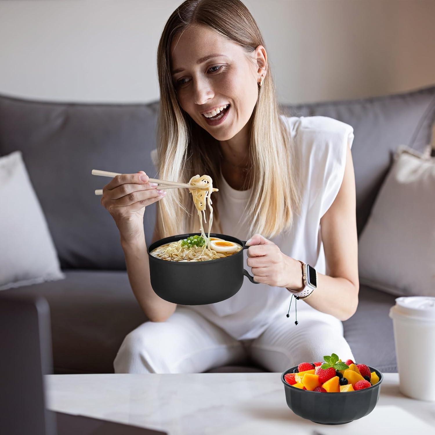 Tazón de Ramen Grande Ronanemon 1,13 L Microondas