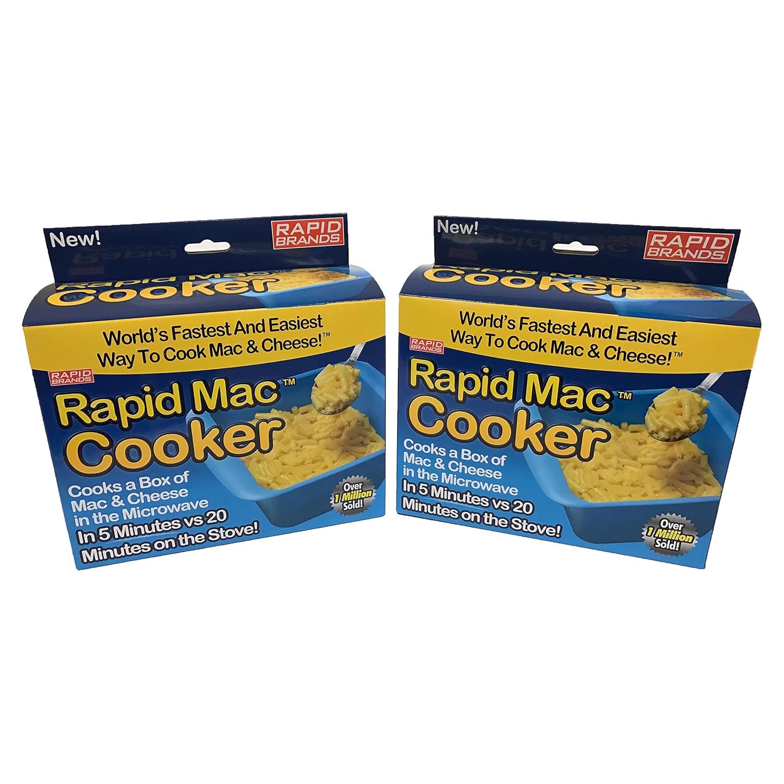 Cocinero Rápido de Macarrones Rapid Brands - 2 Paquete Azul