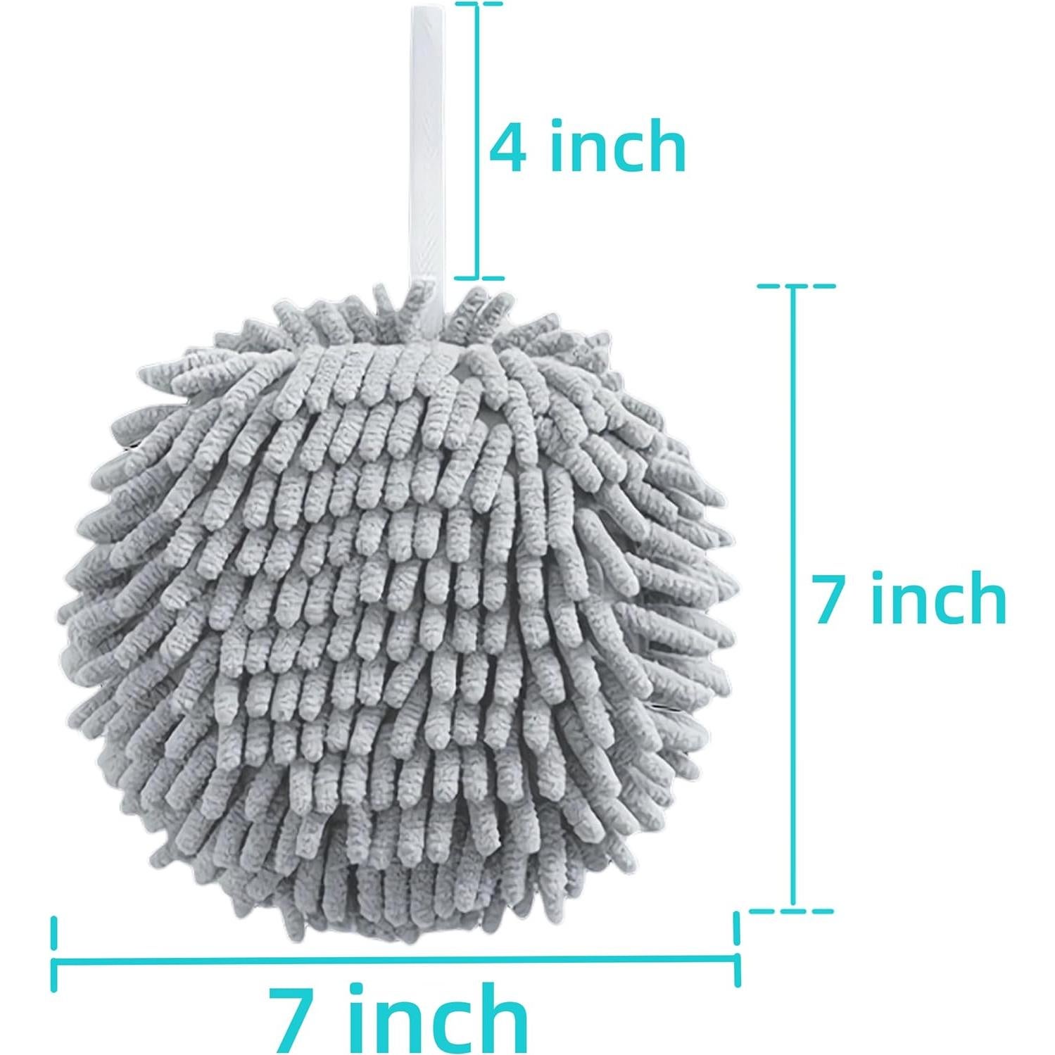 Juego de 2 Toallas de Mano Frbryak Microfibra Grises