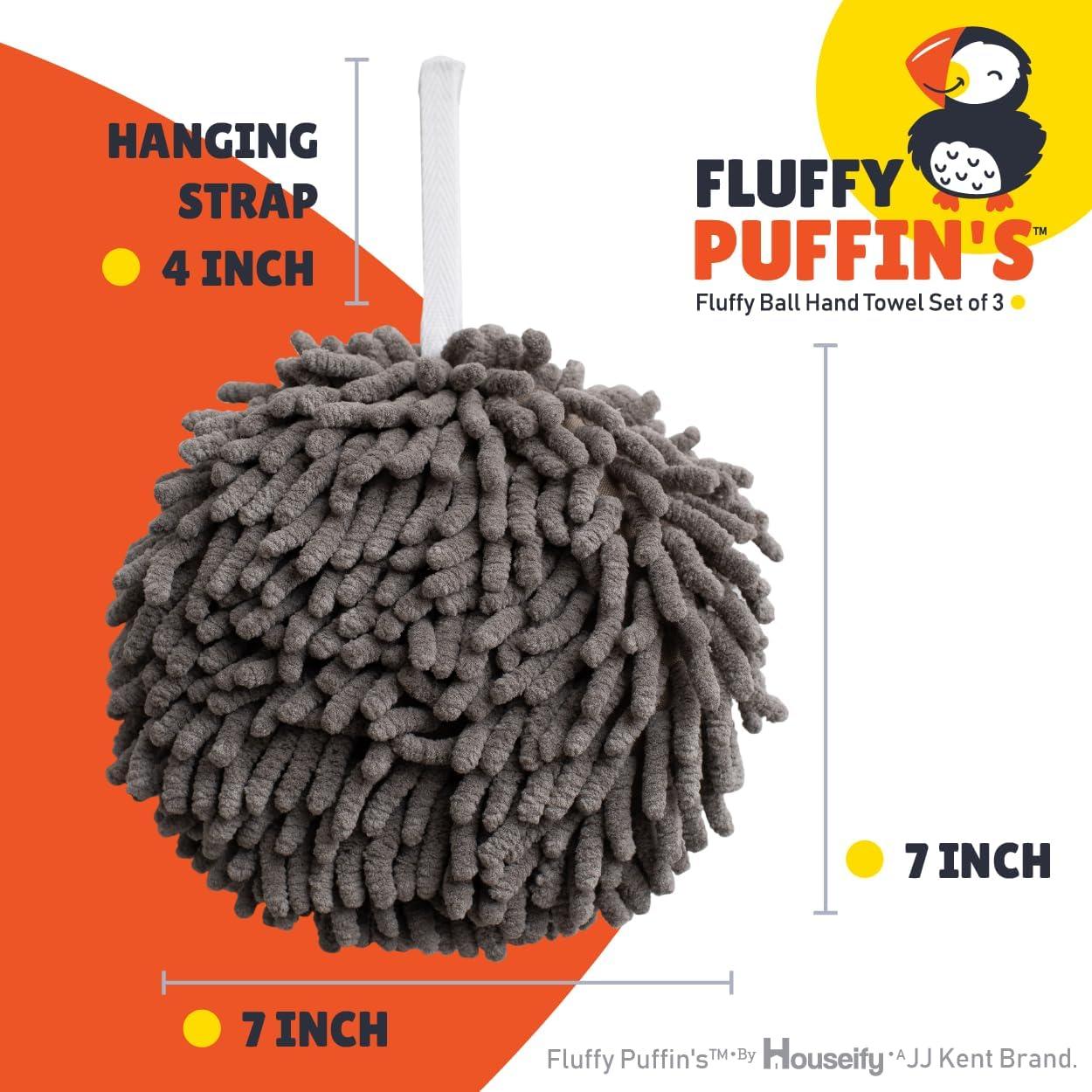 Toallas de Mano JJ KENT Fluffy Puffins Microfibra Set 3