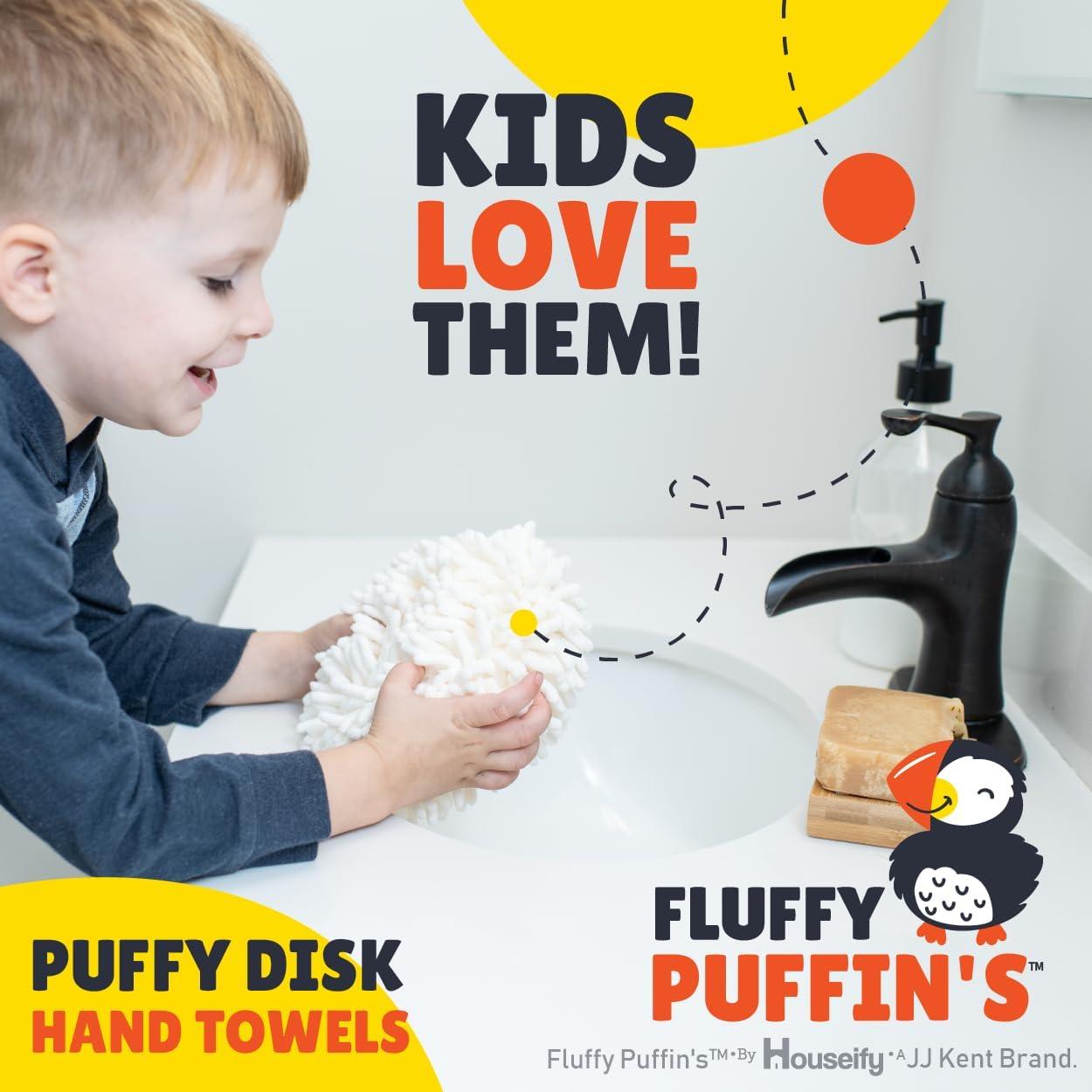 Toallas de Mano JJ KENT Fluffy Puffins Microfibra Set 3