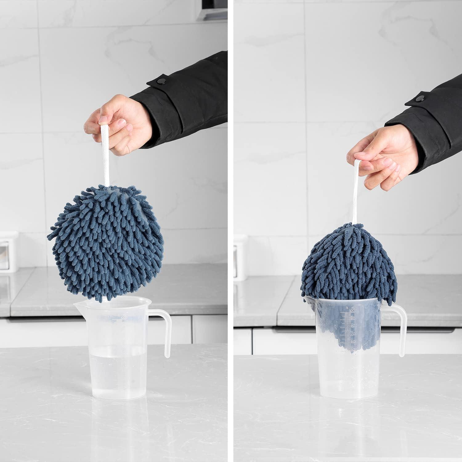 Conjunto de Toallas de Mano Nulubuu Chenille 3 Piezas