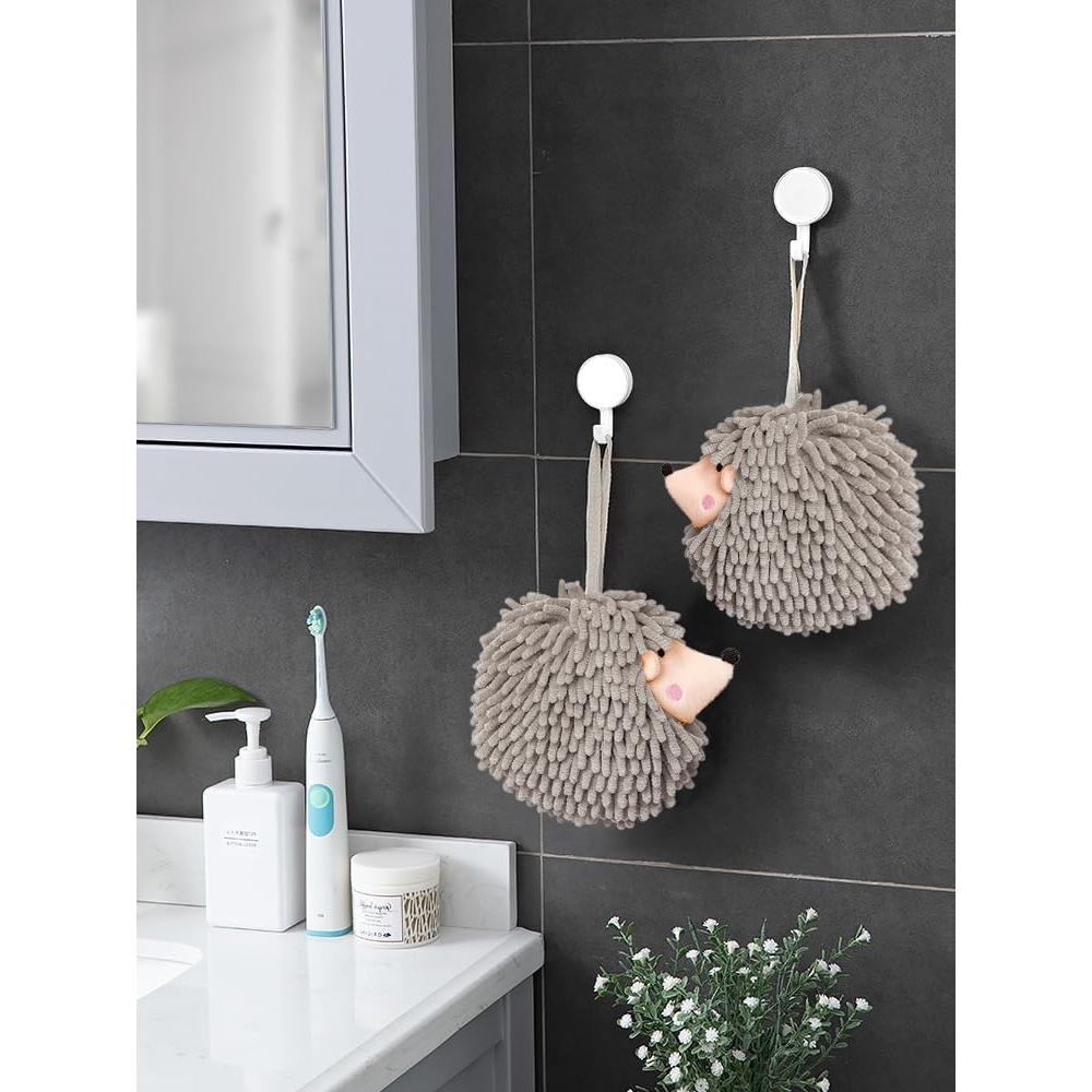 Toallas de Mano Erizo Sophie & Panda - Juego de 2 Gris