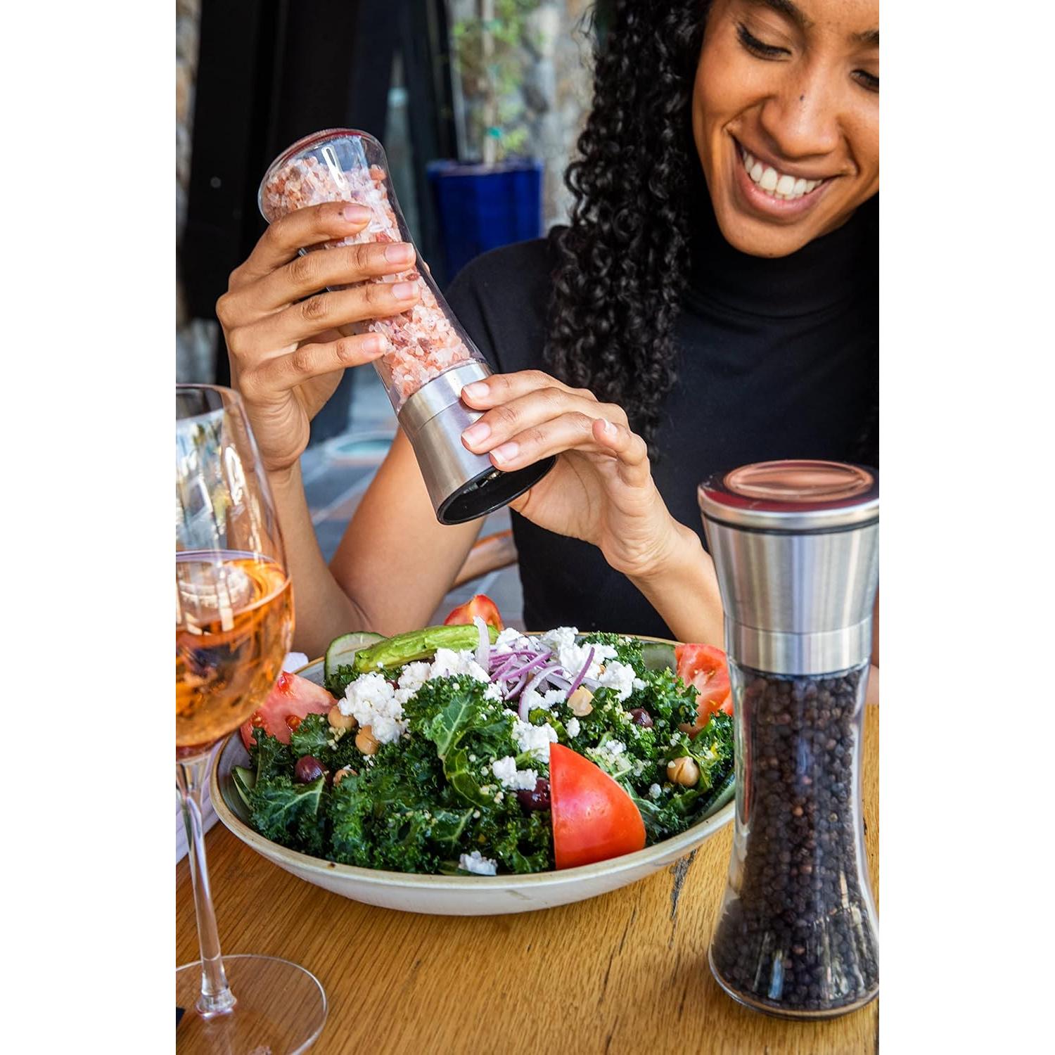 Juego de Molinillos de Sal y Pimienta HOME EC 2 Piezas