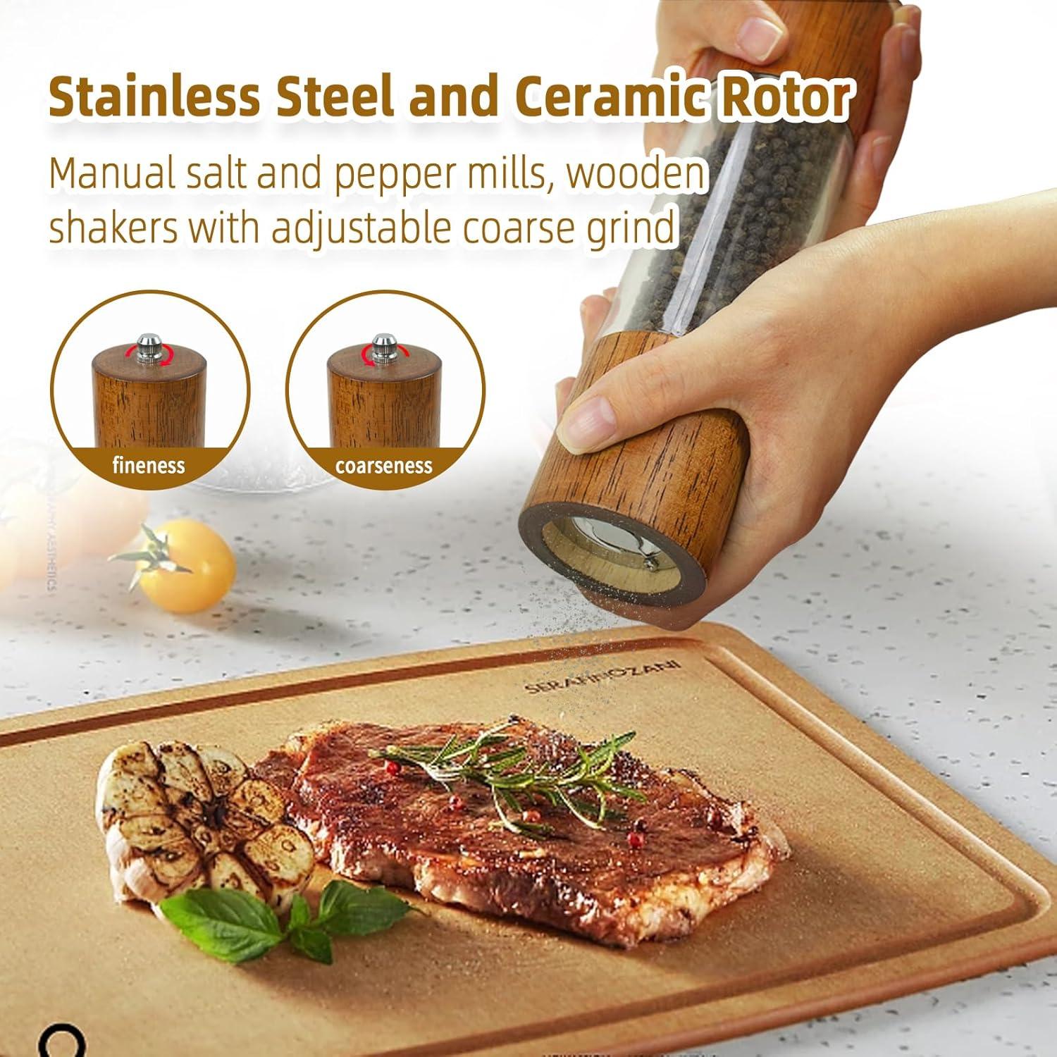 Juego de Molinillos de Sal y Pimienta XWXO 20,32 cm