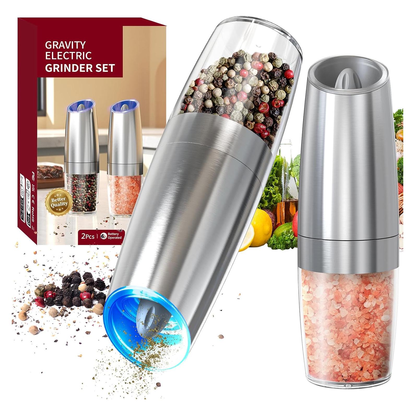 Molinillo Eléctrico de Sal y Pimienta CIRCLE JOY Acero Inoxidable