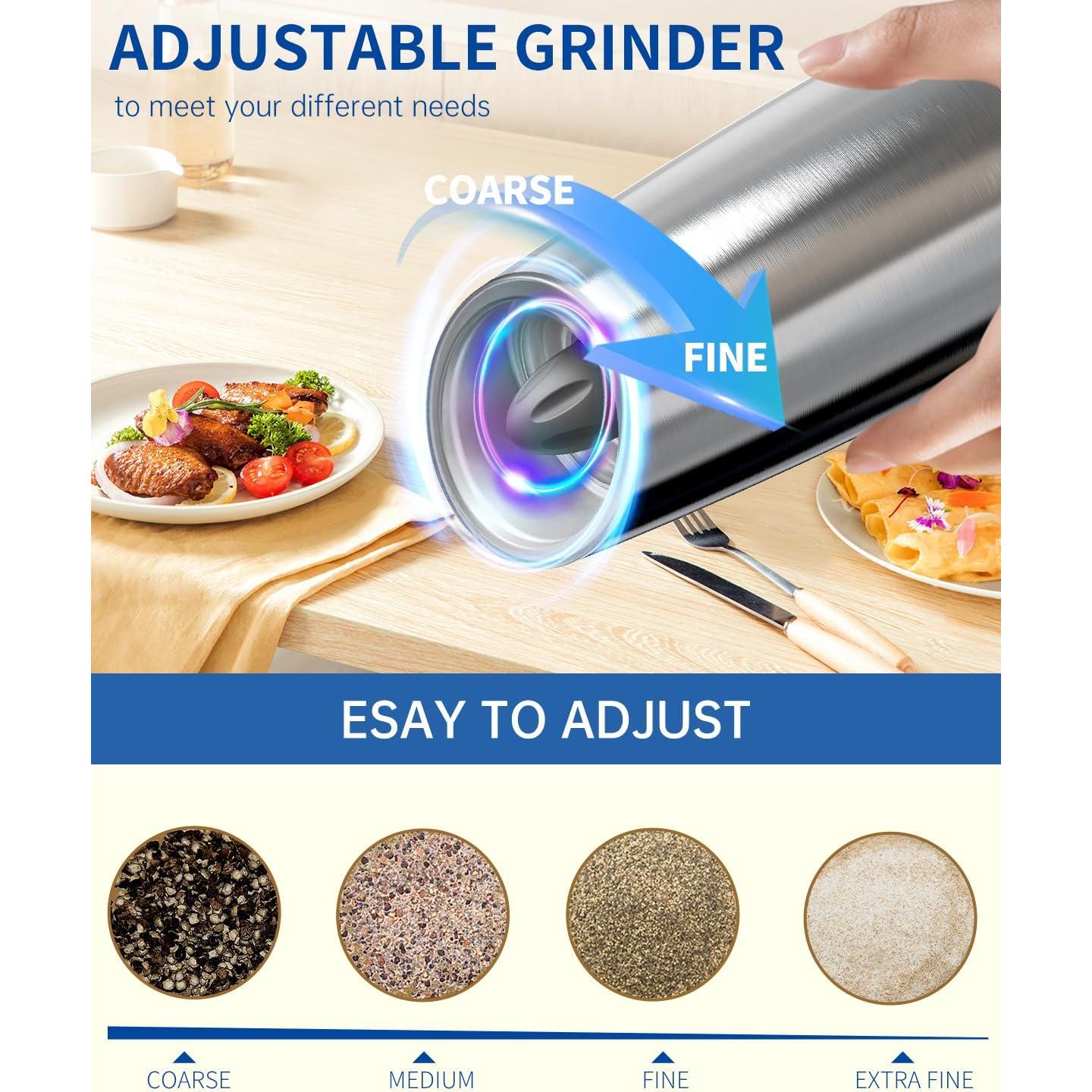 Molinillo Eléctrico de Sal y Pimienta CIRCLE JOY Acero Inoxidable