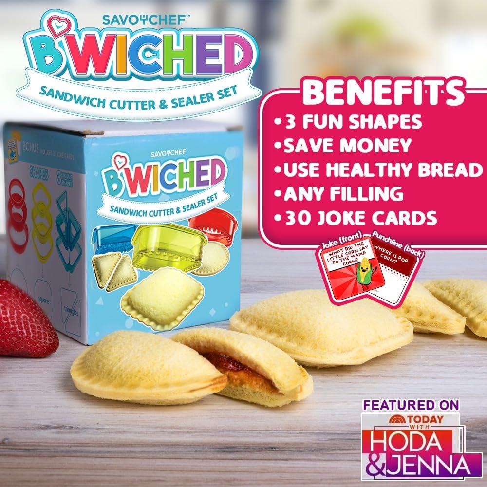 Cortador y Sellador de Sándwich Savoychef - Set de 3 Formas