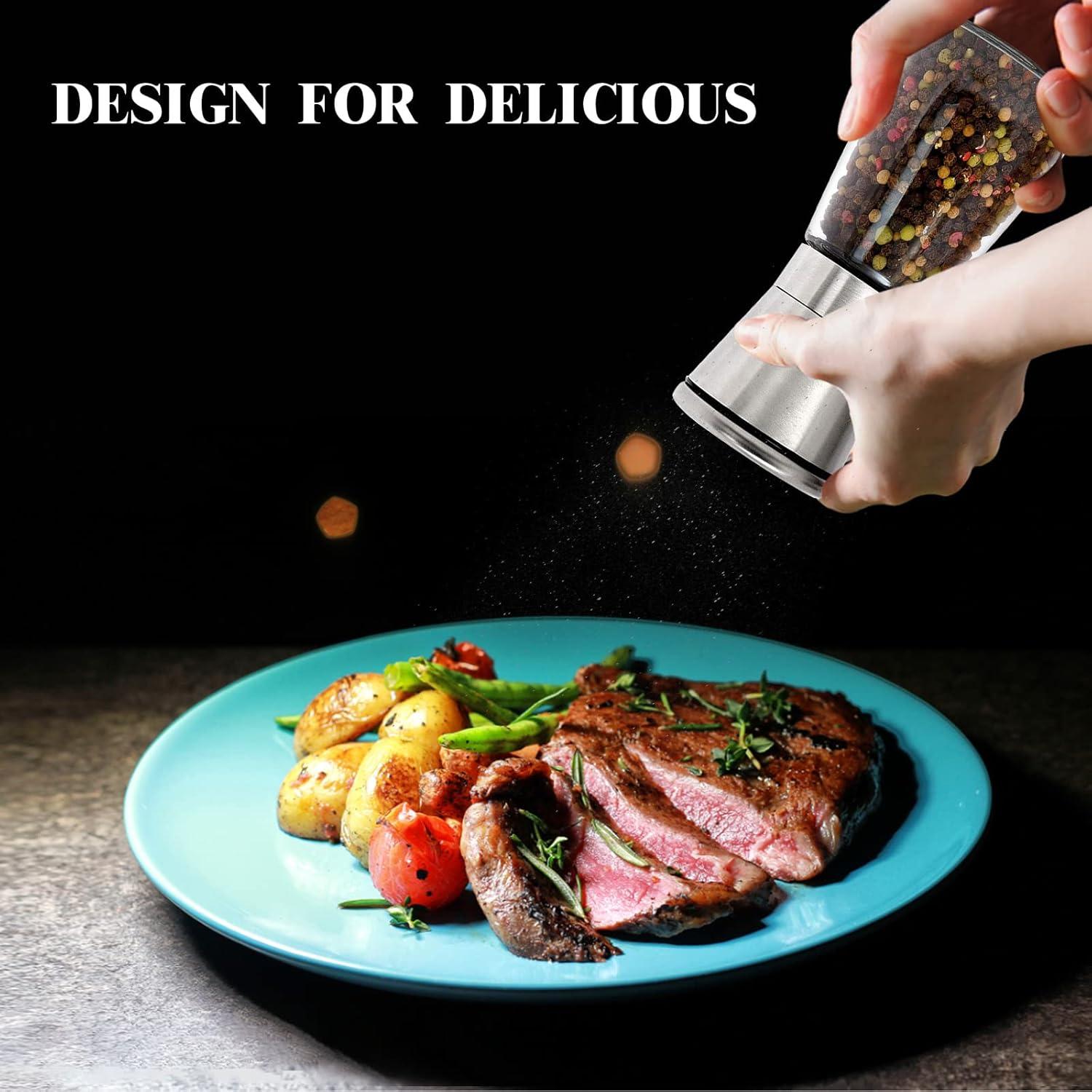 Molino de Pimienta Gulex® Ajustable 198g Acero Inoxidable