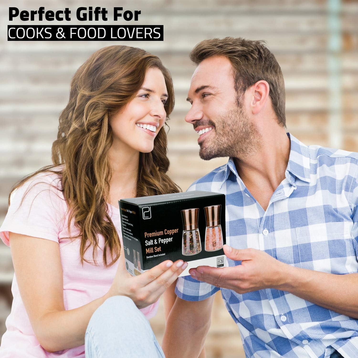 Juego de Molinillos de Sal y Pimienta PJC-Kitchen Cobre 170g