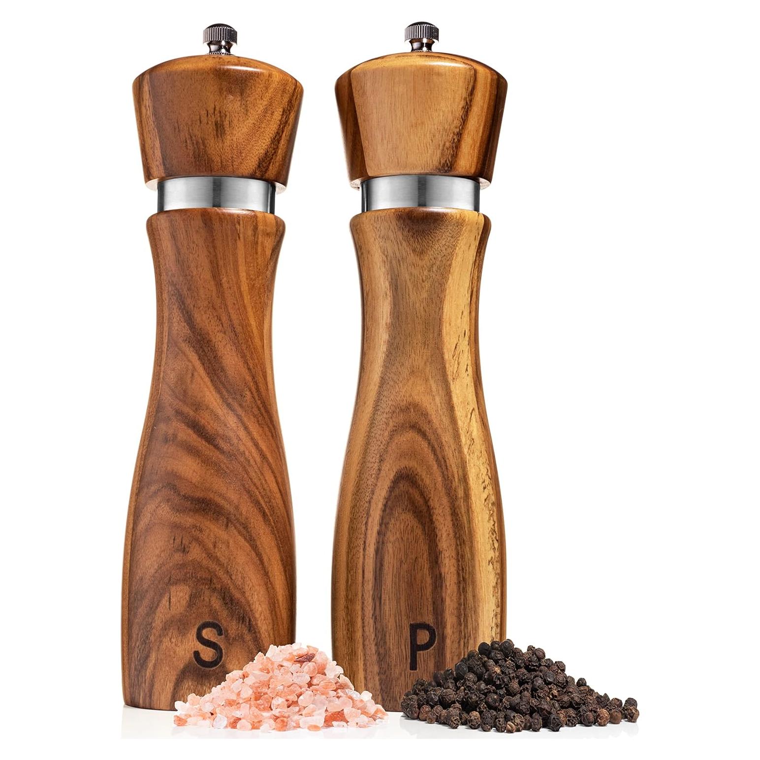 Juego de Molinillos de Sal y Pimienta Gennua Kitchen 20 cm