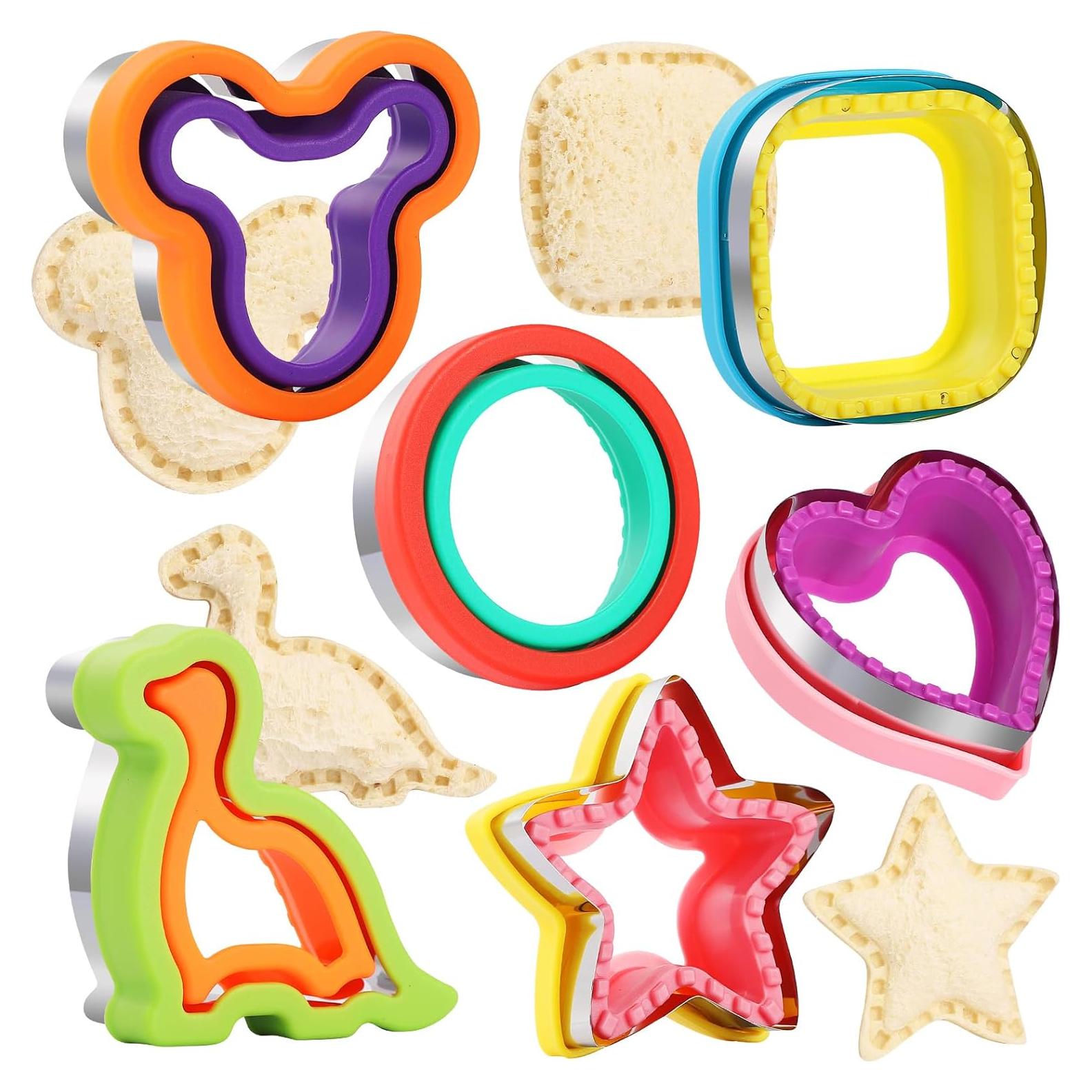 Cortadores de Sándwich 6 Piezas NUEVA VIDA - Acero Inoxidable