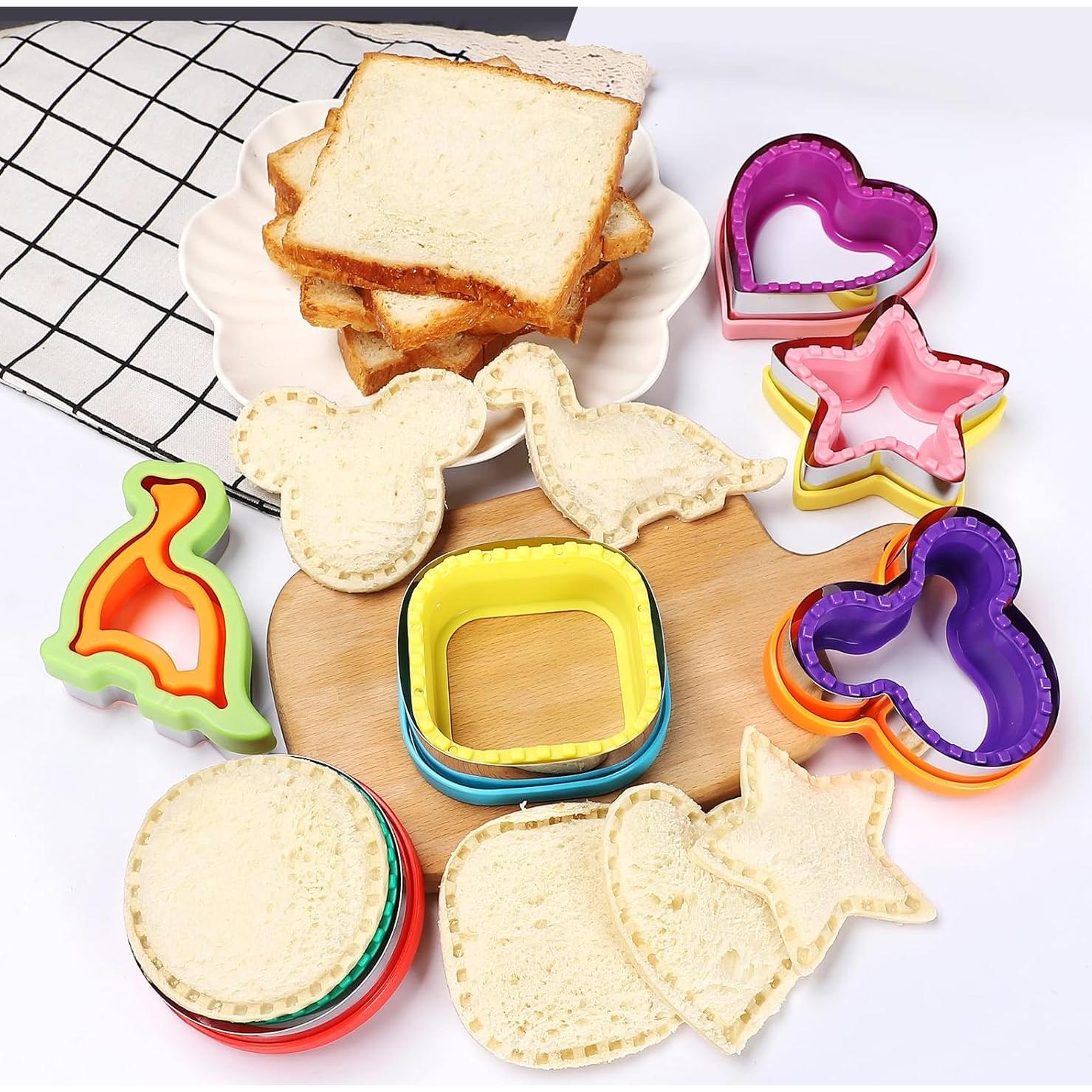 Cortadores de Sándwich 6 Piezas NUEVA VIDA - Acero Inoxidable