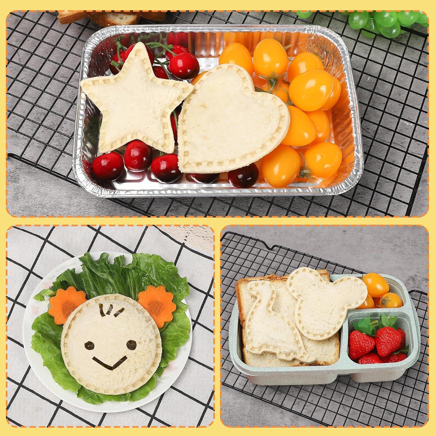 Cortadores de Sándwich 6 Piezas NUEVA VIDA - Acero Inoxidable