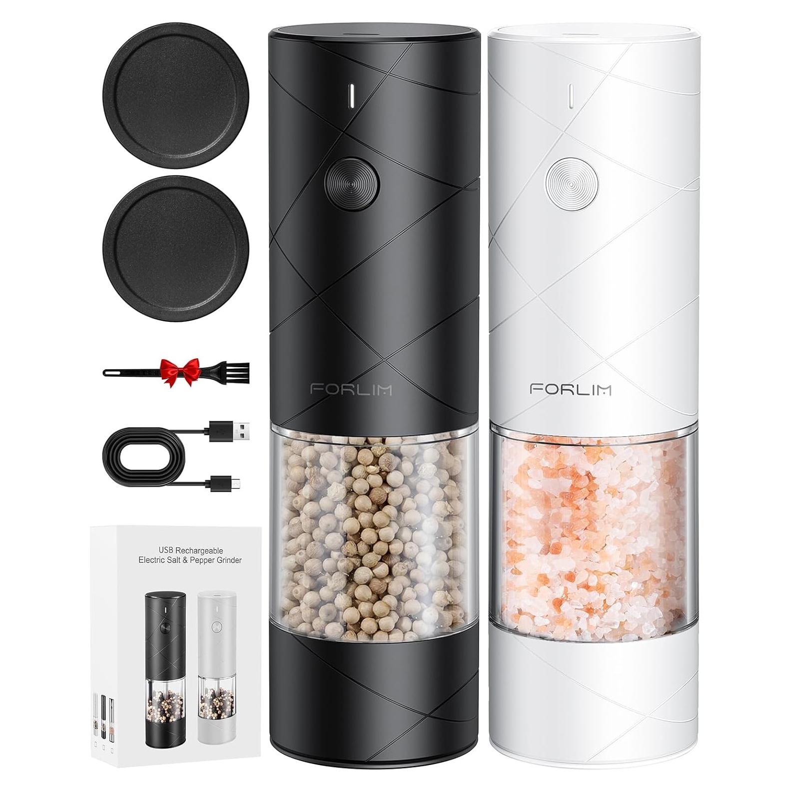 Juego de Molinillos Eléctricos de Sal y Pimienta FORLIM