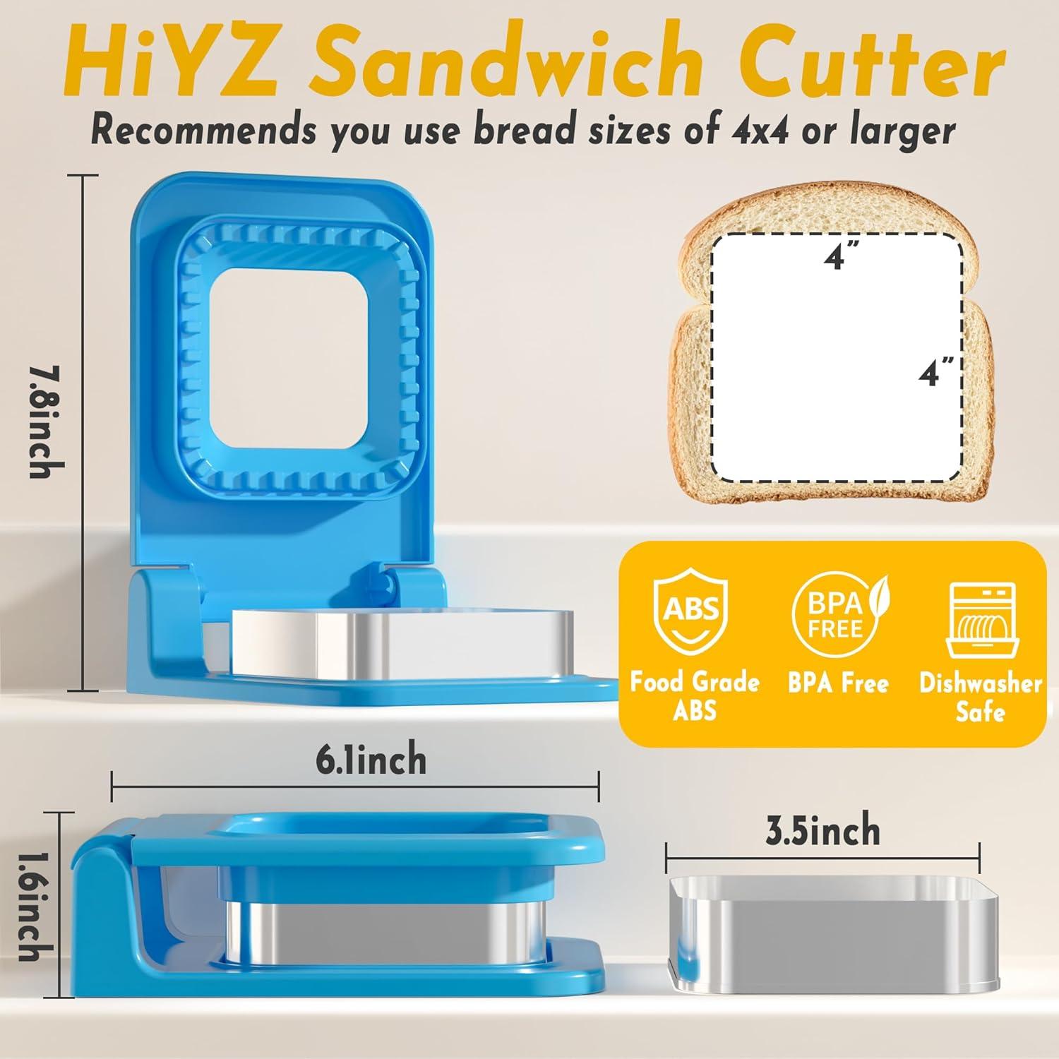 Cortador y Sellador de Sándwich HiYZ Acero Inoxidable 11.94cm