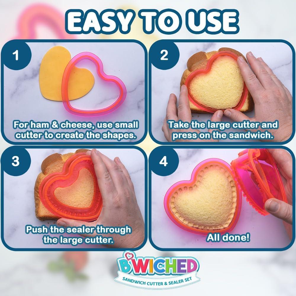 Cortador y Sellador de Sándwich Savoychef - Formas Divertidas