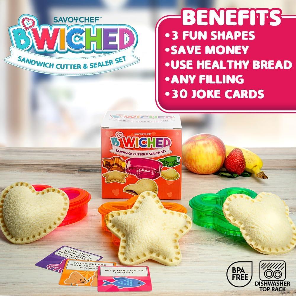 Cortador y Sellador de Sándwich Savoychef - Formas Divertidas