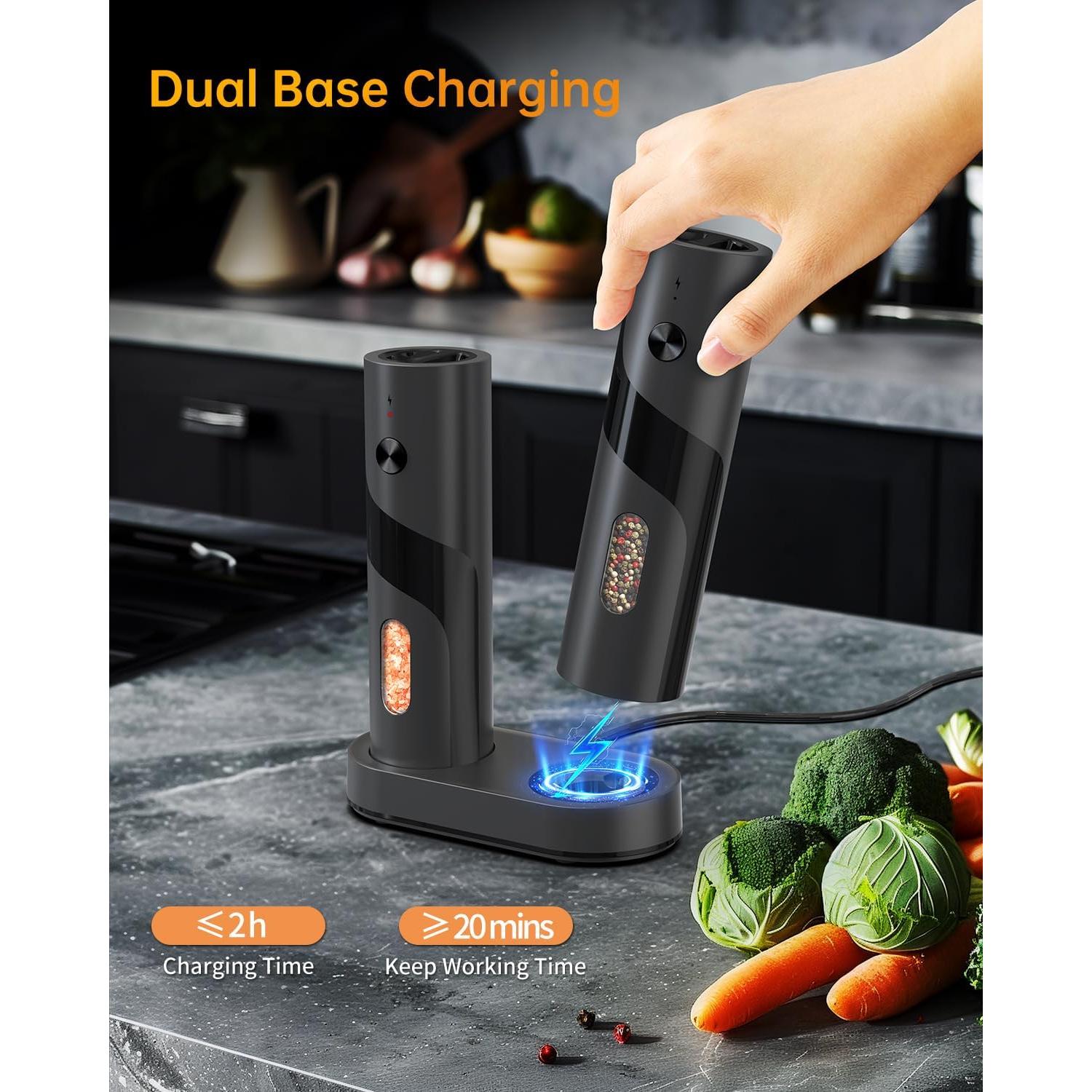 Molinillos Eléctricos de Sal y Pimienta CIRCLE JOY 110ml